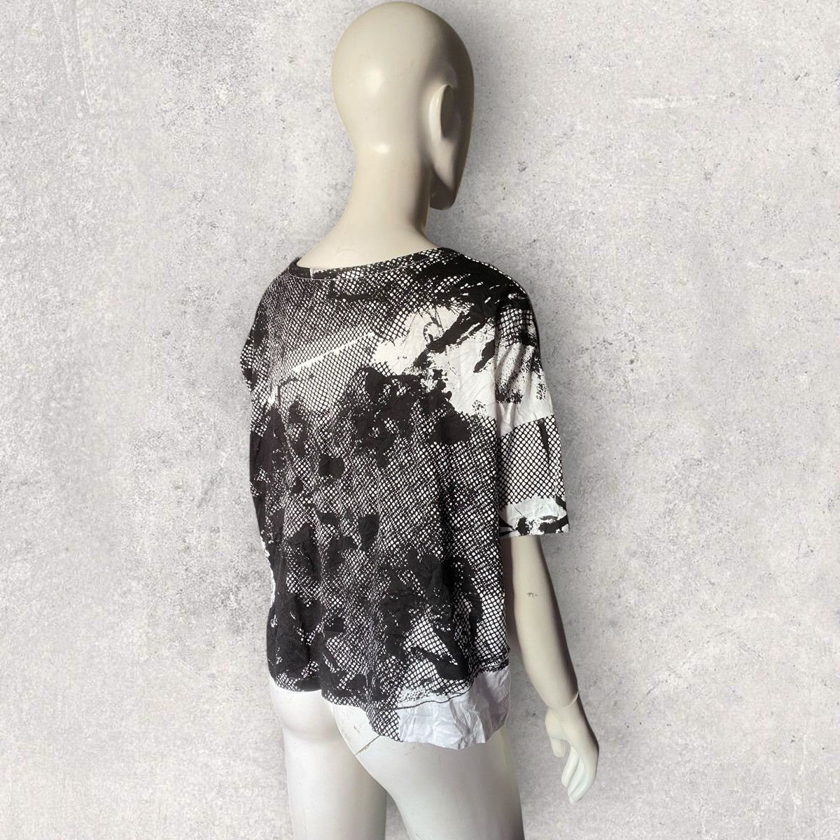 Yohji Yamamoto Y’s Graphic Oversize Blouse Size L / US 10 / IT 46 - 5 Thumbnail