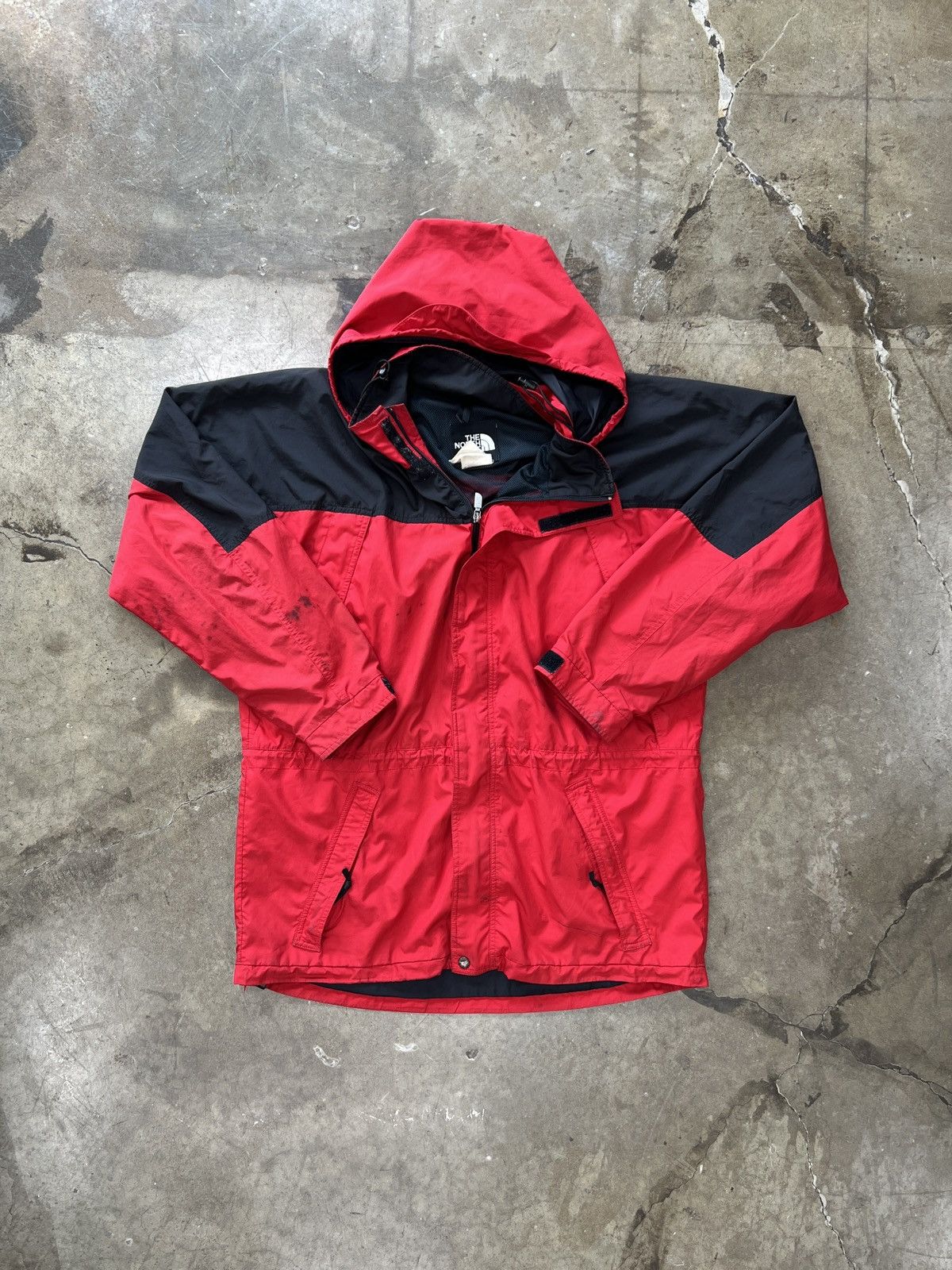 The North Face × Vintage Vintage 90s The North Face Red Weather Zip Up Jacket Large Size US L / EU 52-54 / 3 - 2 Thumbnail