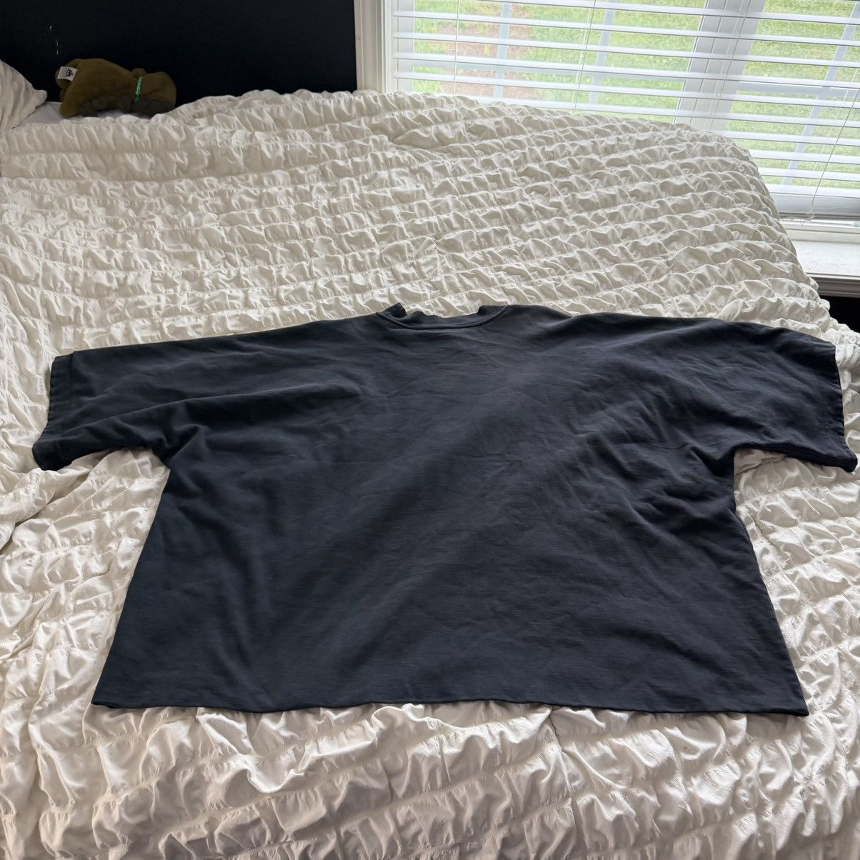 Los Angeles Apparel No Seam Tee Washed Black Blank Sample size large Size US L / EU 52-54 / 3 - 5 Thumbnail