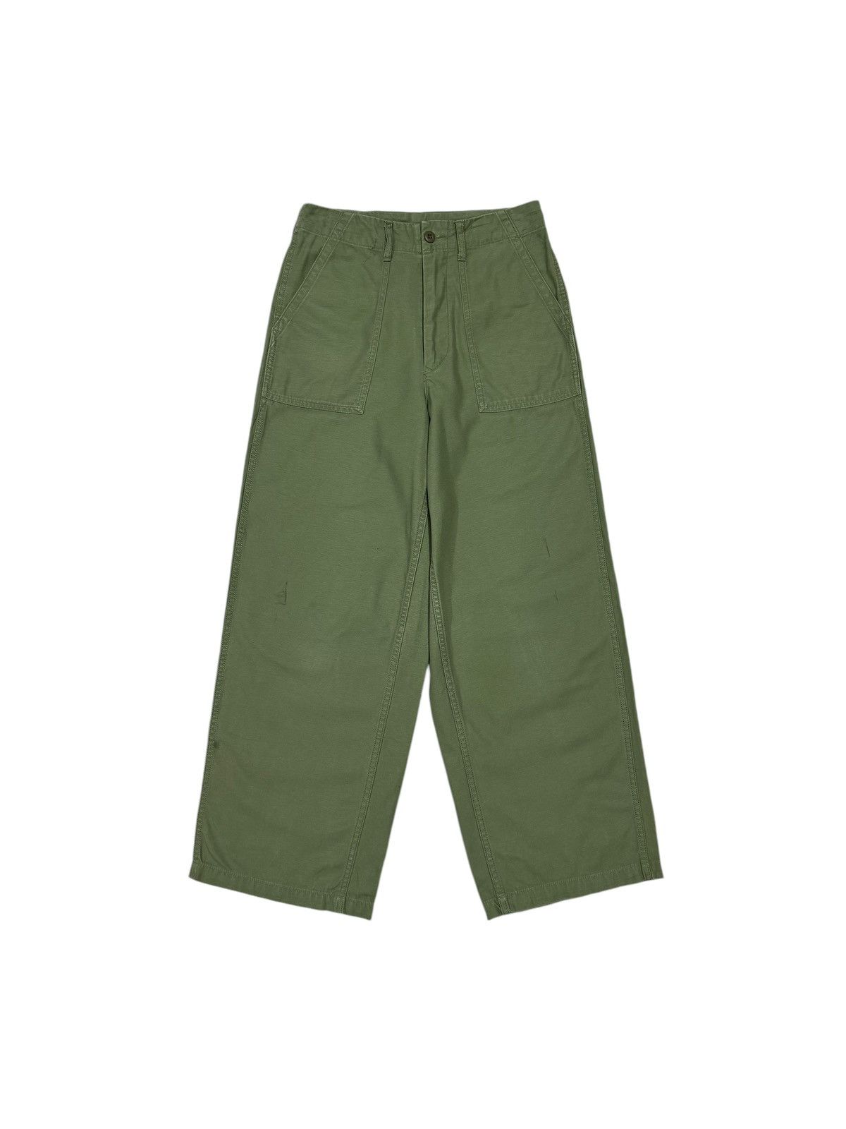 Japanese Brand Coen Co.Ltd Japan Fatigue Olive Green Pant Size US 30 / EU 46 - 2 Thumbnail