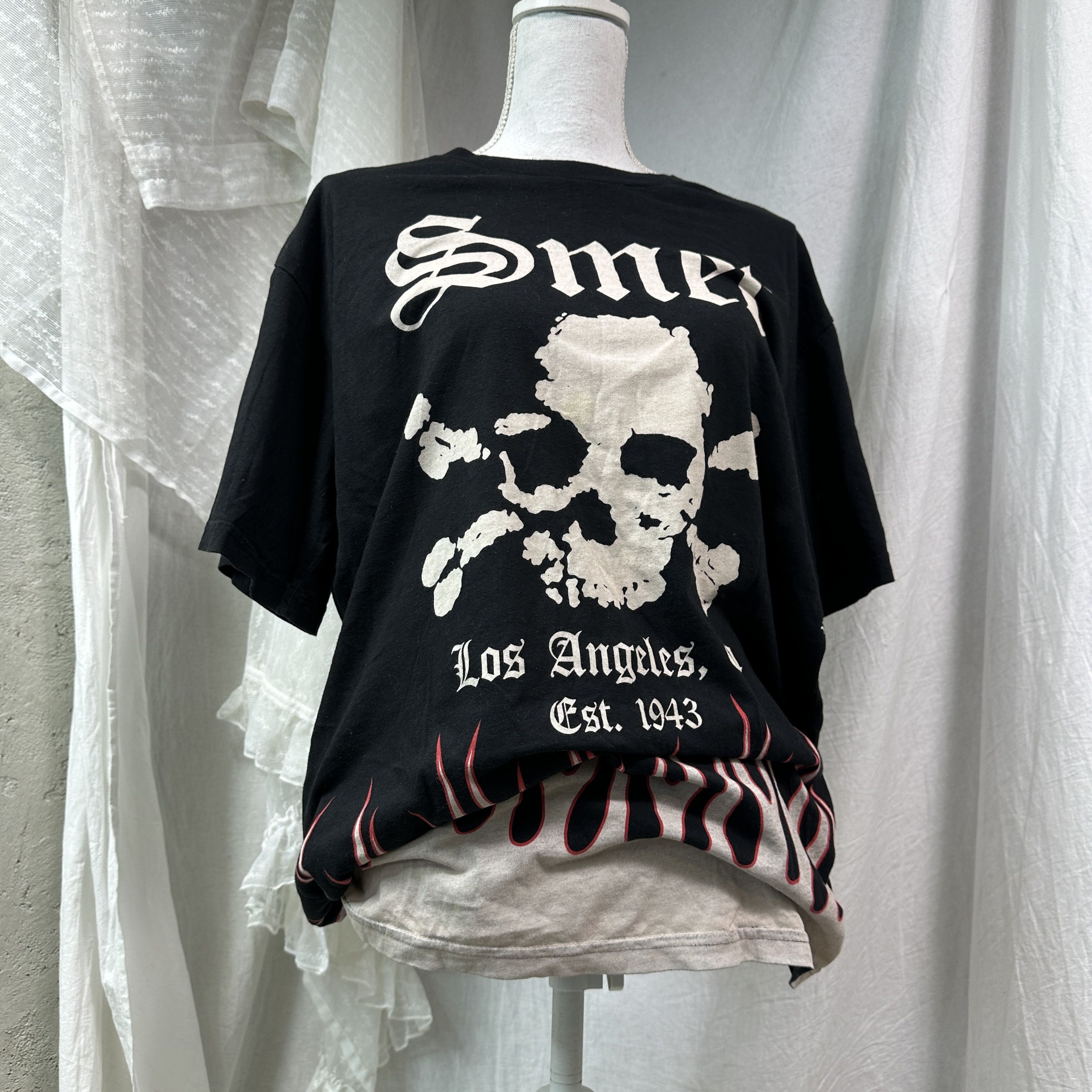 Christian Audigier Vintage Grunge Opium Smet by Audigier Skull T-shirt Y2K Size US XL / EU 56 / 4 - 7 Thumbnail