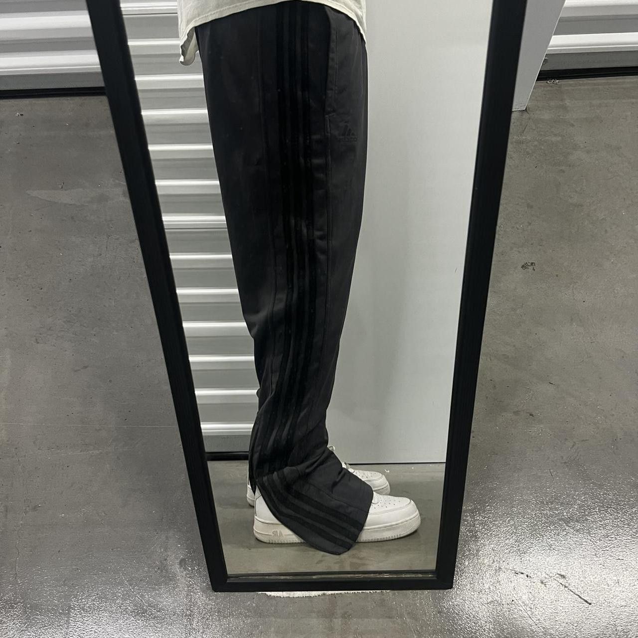 Adidas × Vintage Vintage Y2K Black Adidas Striped Trackpants! Size US 30 / EU 46 - 1 Thumbnail