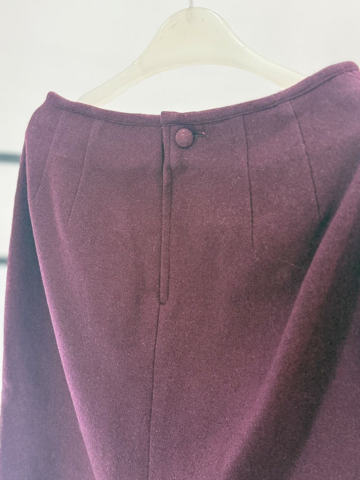 Jean Paul Gaultier 🔥 Jean Paul Gaultier Femme Wool Midi Skirt Size 27" / US 4 / IT 40 - 12 Thumbnail