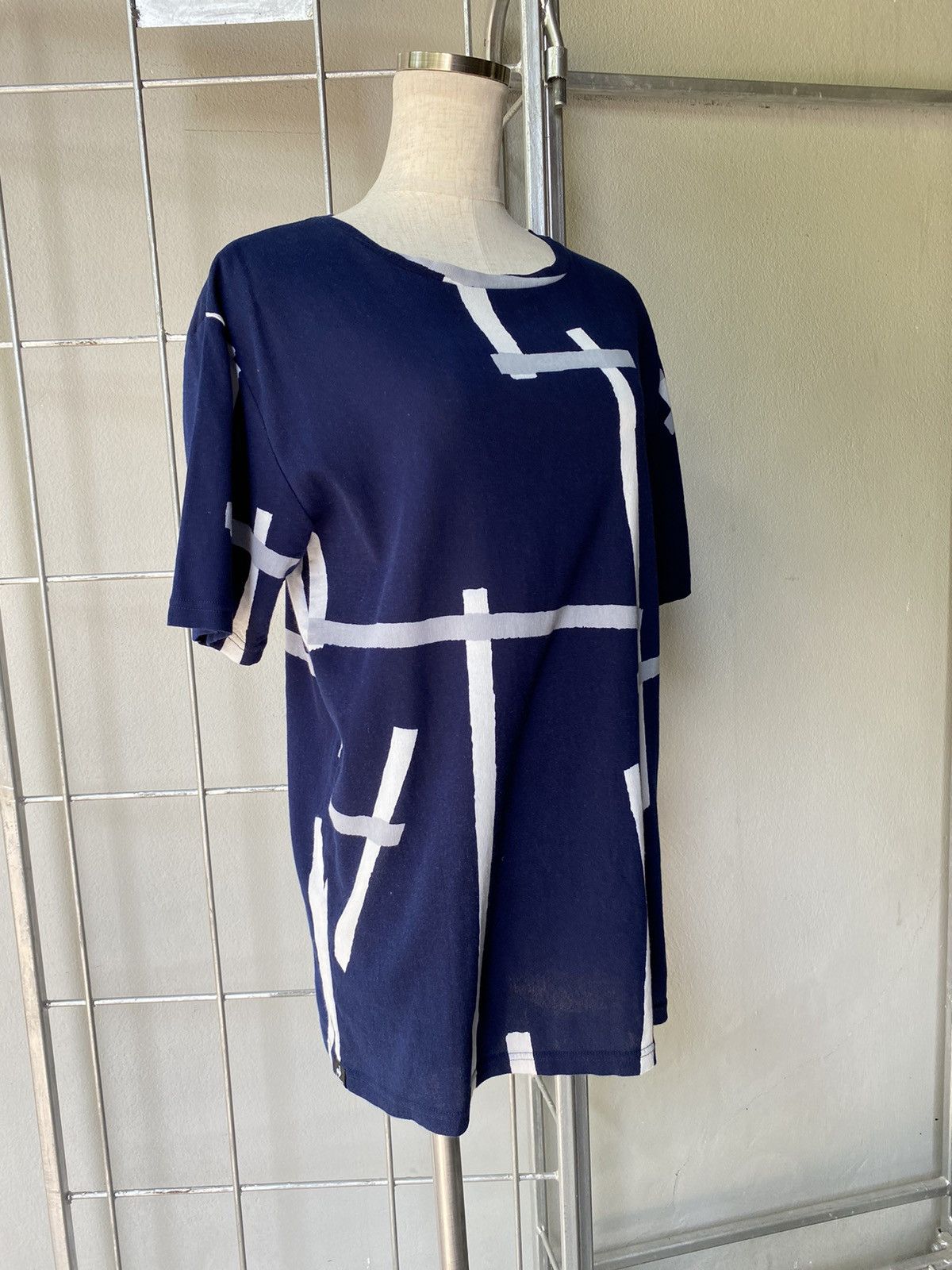 SOU SOU SOU・SOU dark blue geometric print tee Size L / US 10 / IT 46 - 16 Thumbnail