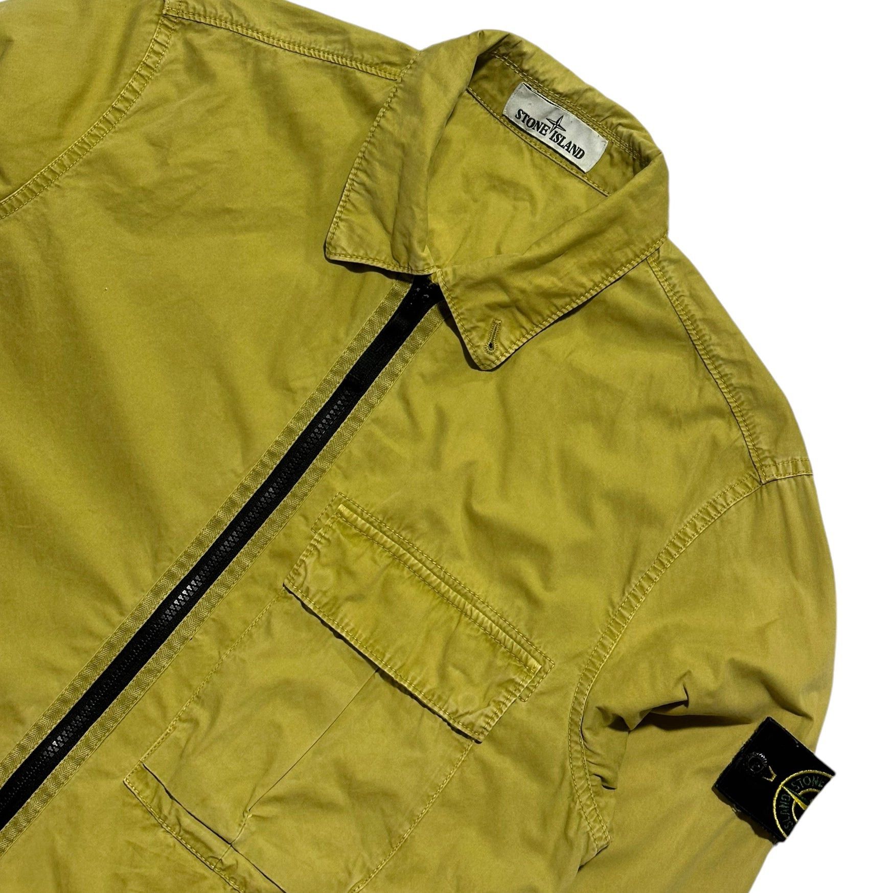 Stone Island Stone Island Zip Up Canvas Overshirt Size US M / EU 48-50 / 2 - 3 Thumbnail