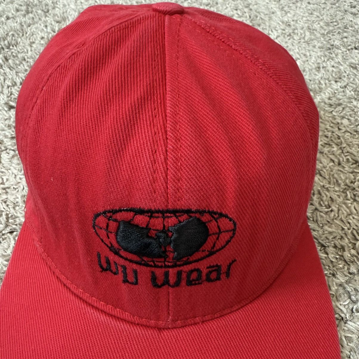 Wu-Tang Clan 🔴Wu Wear Hat Wu-Tang Red Cap Vintage Rare Gza Wu-Tang Clan Size ONE SIZE - 2 Thumbnail