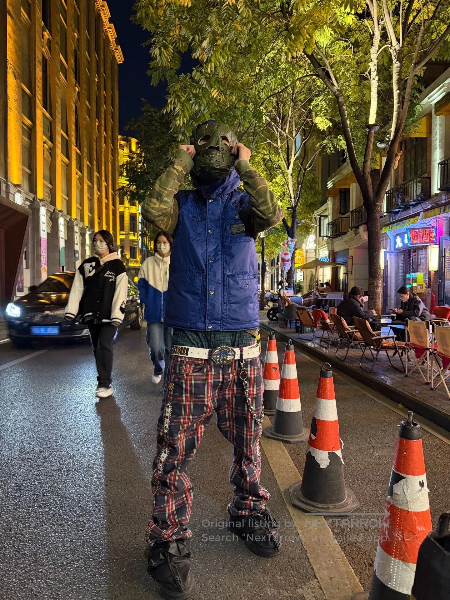 Kapital Kapital Red Checkered Gemstone Pants. Size US 34 / EU 50 - 8 Thumbnail