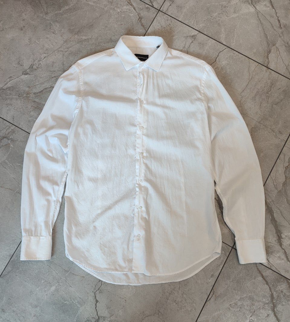 Emporio Armani White classic Shirt Emporio Armani Size L Size US L / EU 52-54 / 3 - 1 Thumbnail