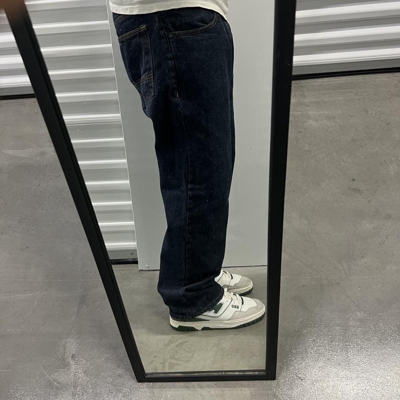 Arizona Jean Co. Crazy Vintage Y2K/2000s Baggy Dark Wash Denim Jeans! Size US 36 / EU 52 - 2 Thumbnail