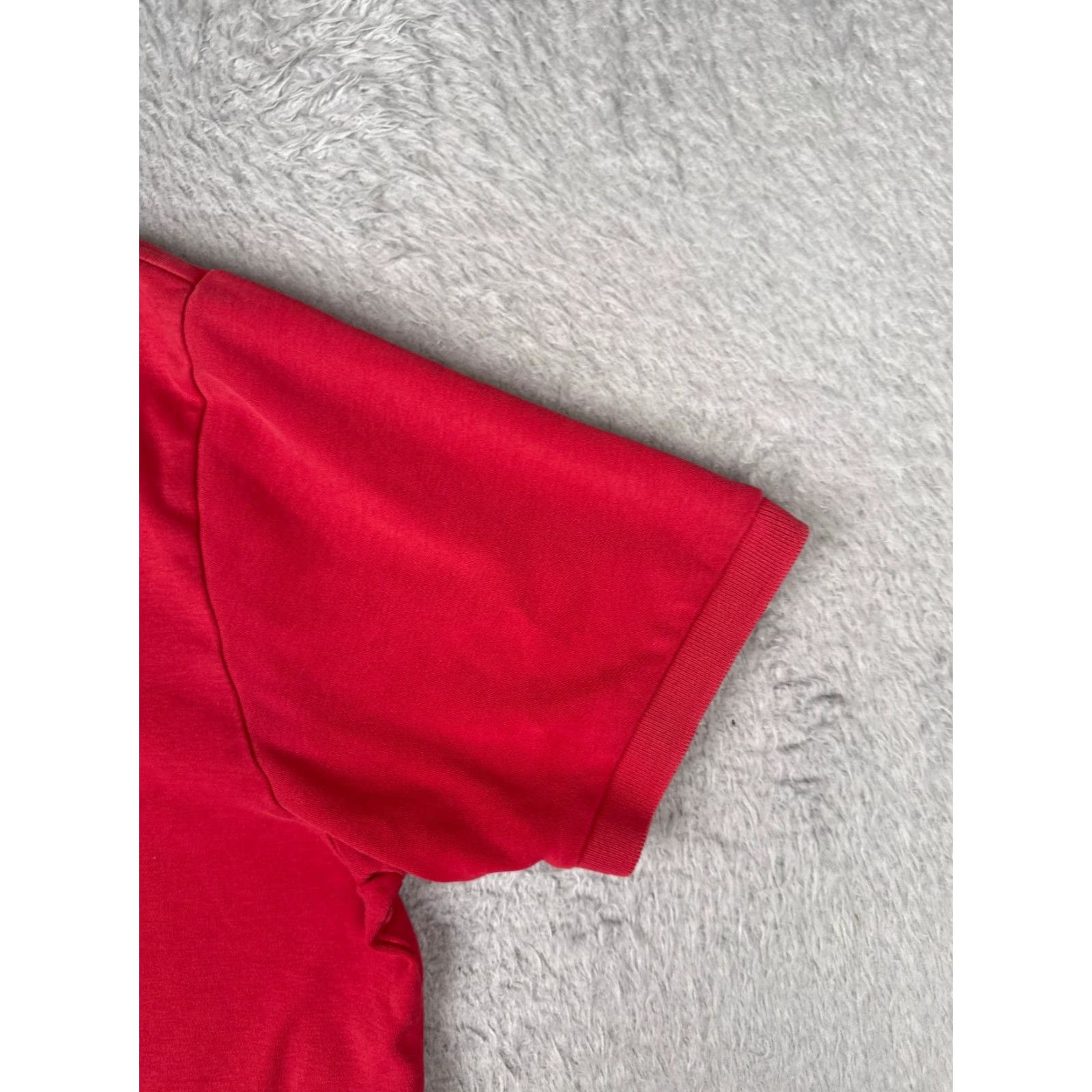 Ralph Lauren VINTAGE Ralph Lauren Polo Shirt Men L Red 100% Cotton Short Sleeve Polo Size US L / EU 52-54 / 3 - 2 Thumbnail