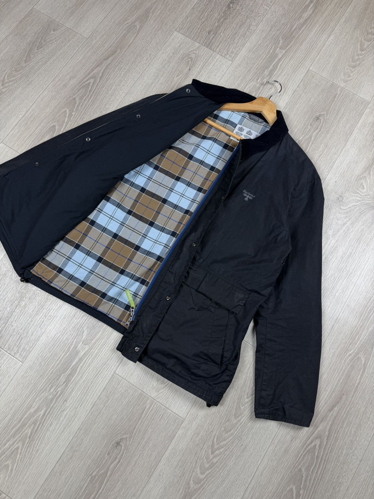 Barbour Beacon Broad Waxed Jacket Size Medium