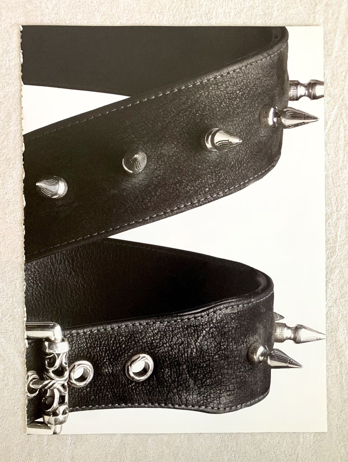 Chrome Hearts Chrome hearts spiked belt 8x11 Magazine cutout poster Size ONE SIZE - 1 Thumbnail