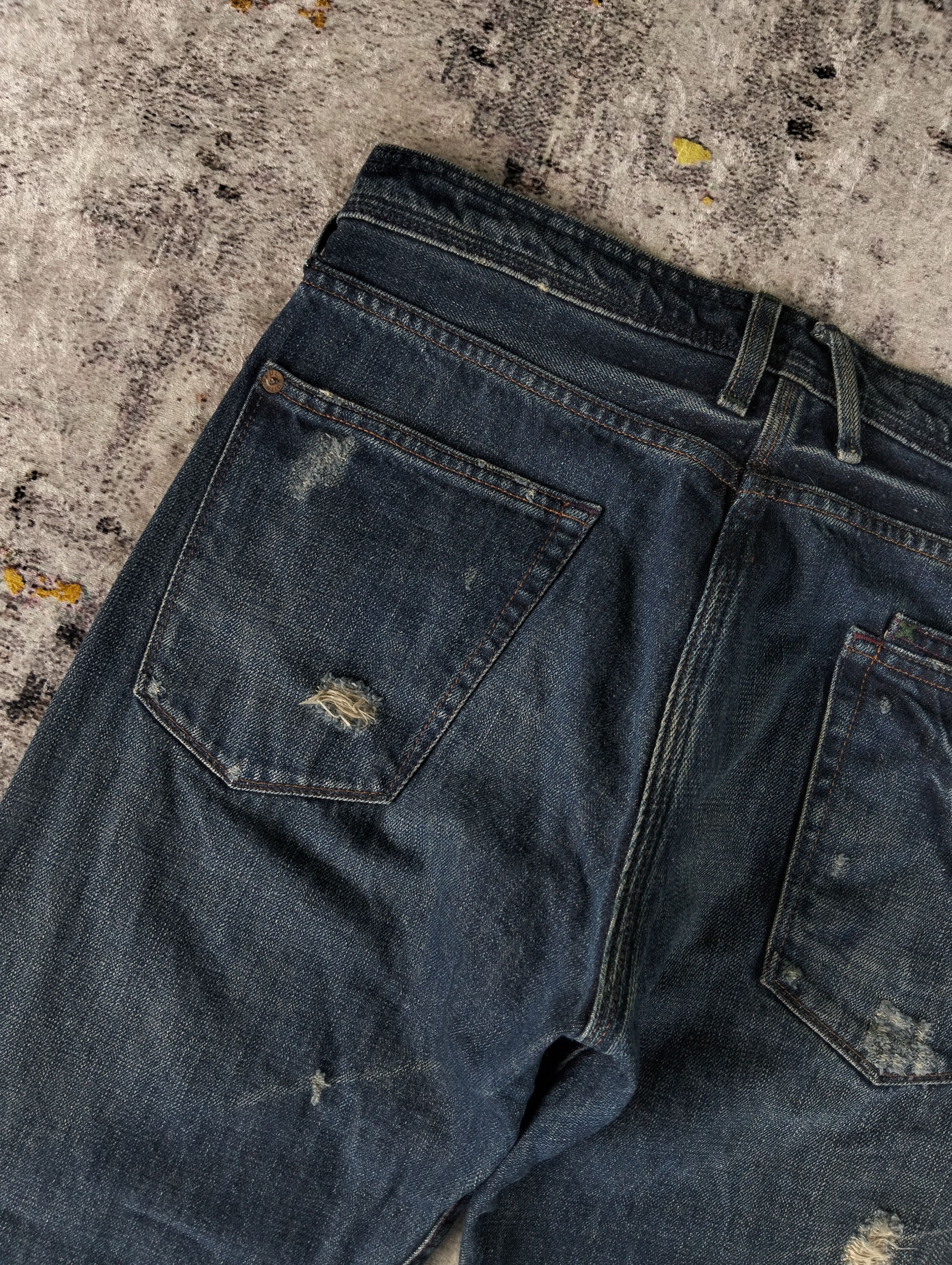 Paul Smith Paul Smith Jeans Button Fly Paint Splatter Distressed Denim Size US 32 / EU 48 - 7 Thumbnail