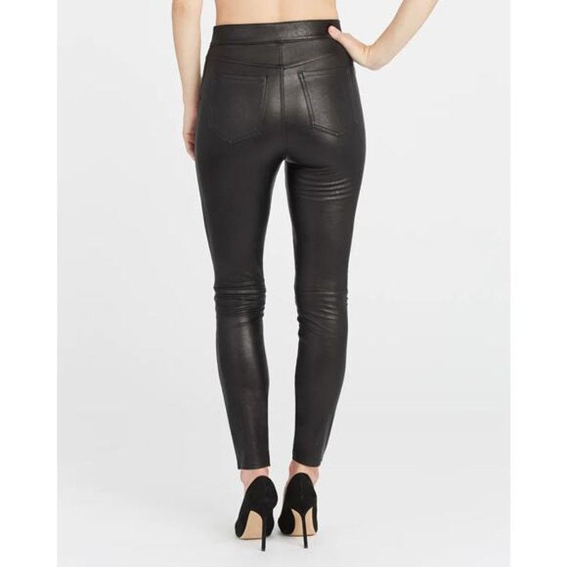 Spanx Spanx Leather-Like Ankle Skinny Pants Noir Black Size Small Size 28" / US 6 / IT 42 - 3 Thumbnail