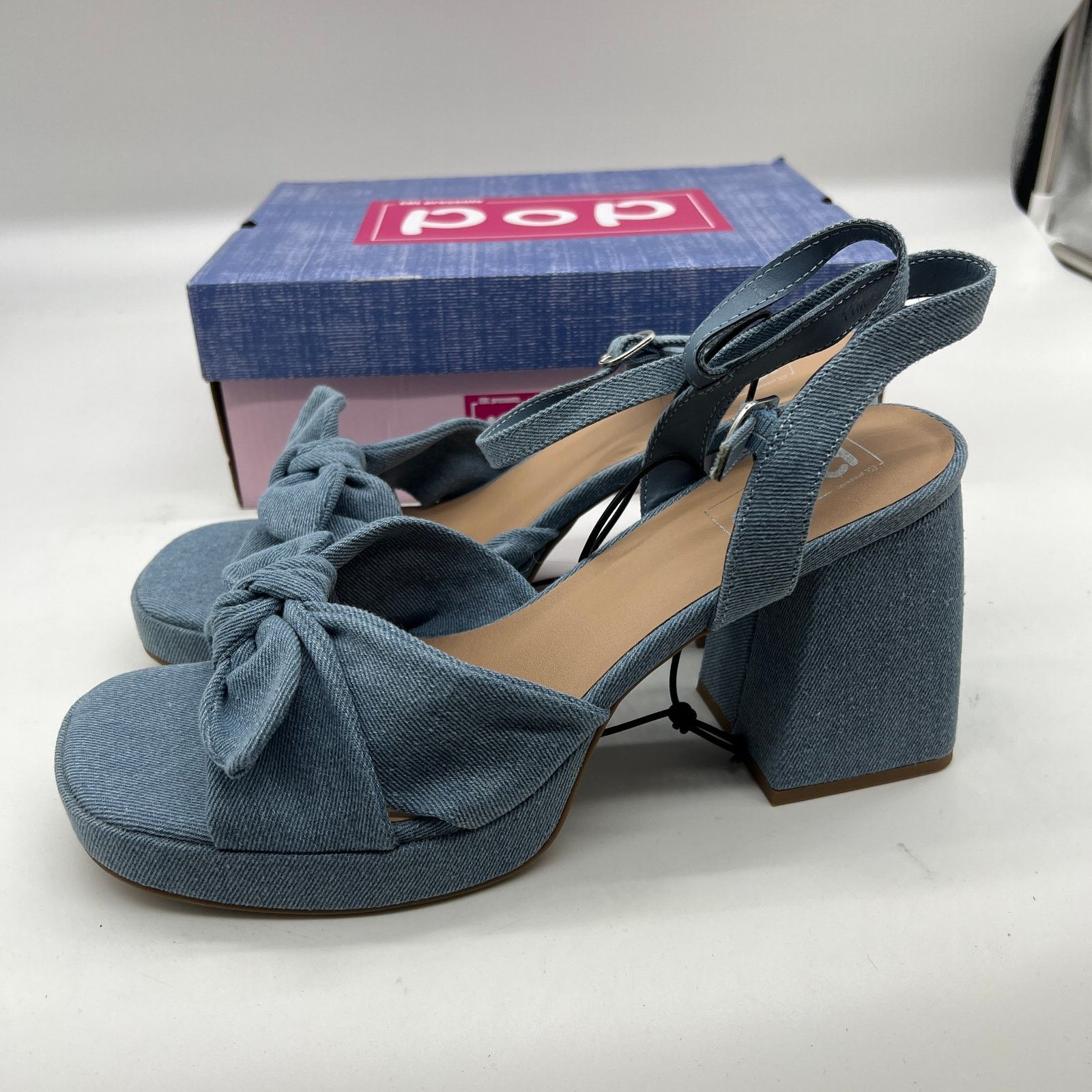 Other Pop Womens Giving Heeled Sandals Chambray Blue Size US 11 / IT 41 - 1 Thumbnail