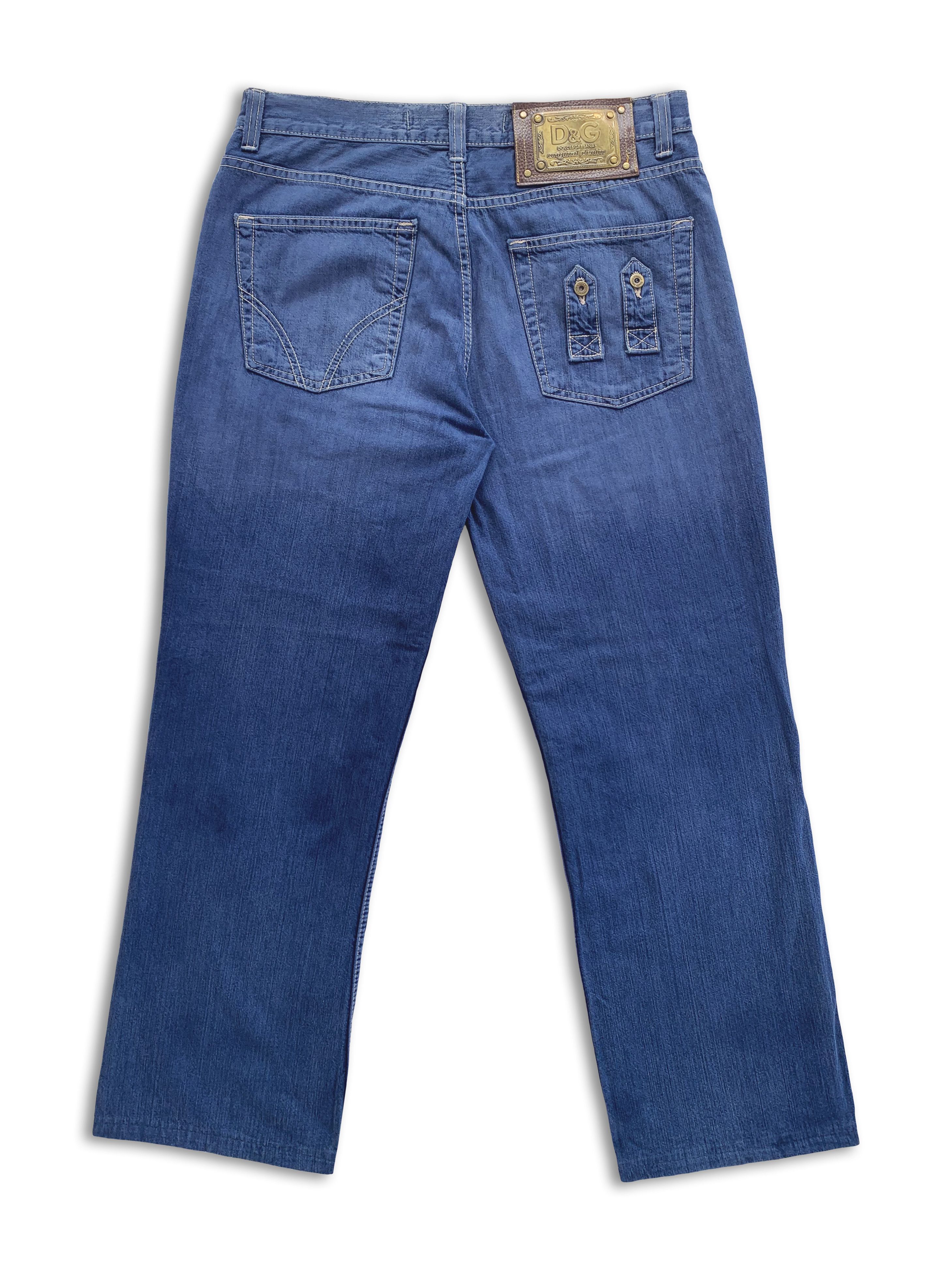 Dolce & Gabbana Vintage Y2K 90s DOLCE & GABBANA Jeans Pants Denim Bootcut Size US 36 / EU 52 - 1 Thumbnail