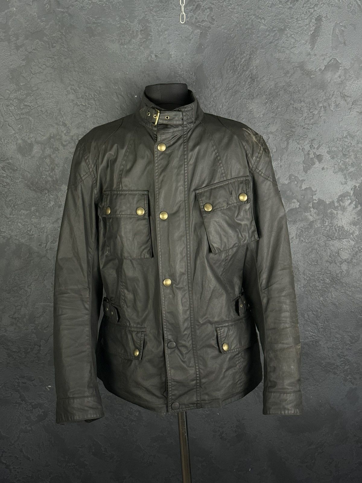 Belstaff Belstaff Crosby Motorcycle Waxed Vintage Jacket Men’s Size L Size US L / EU 52-54 / 3 - 5 Thumbnail