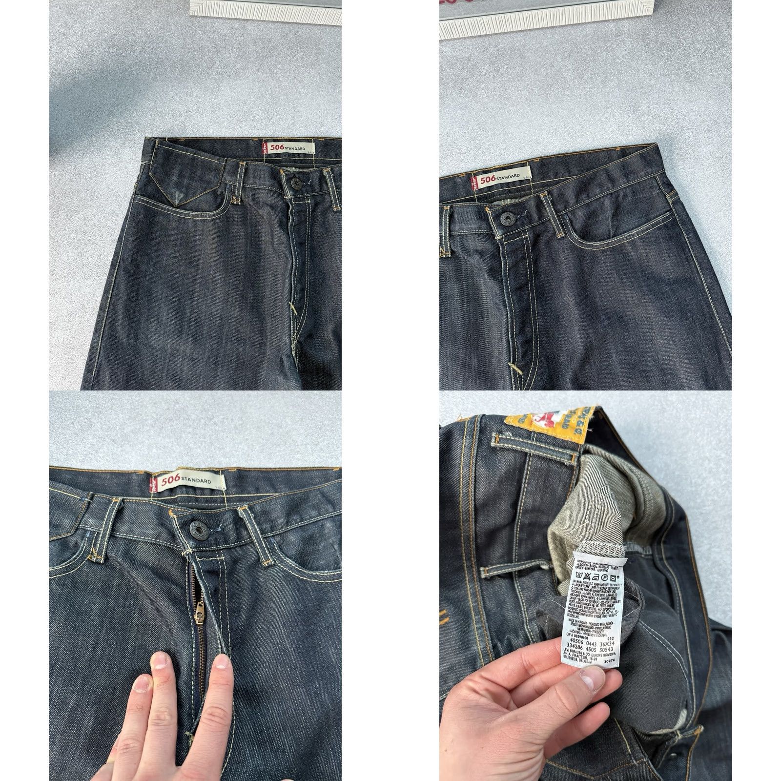 Levi's VINTAGE Levi’s Engineered Jeans Denim 506 Men’s Blue Hanna? Size US 31 - 9 Thumbnail