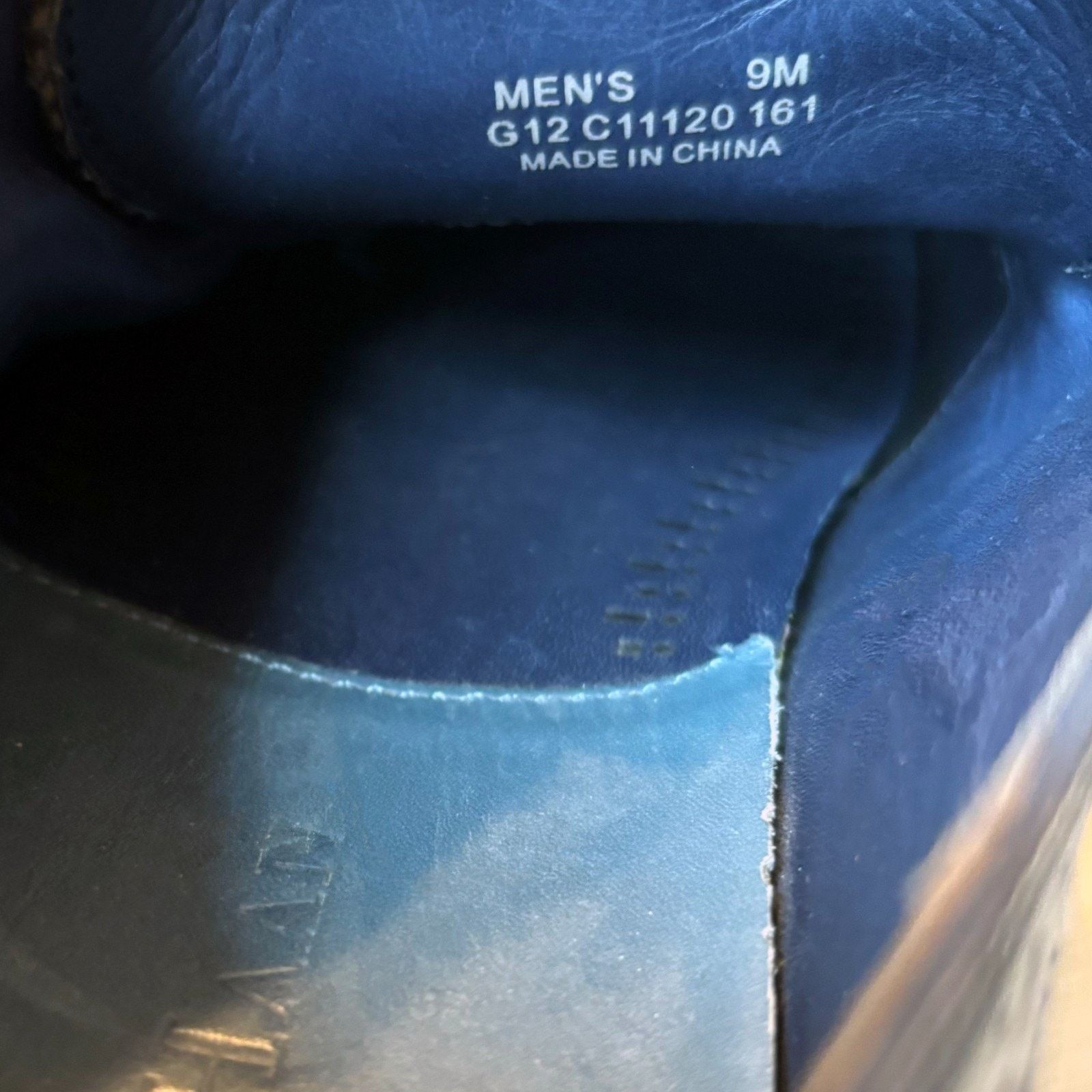 Cole Haan Cole Haan Men’s Wingtip Blue Leather Suede Dress Shoes Sz 9 Size US 9 / EU 42 - 10 Thumbnail