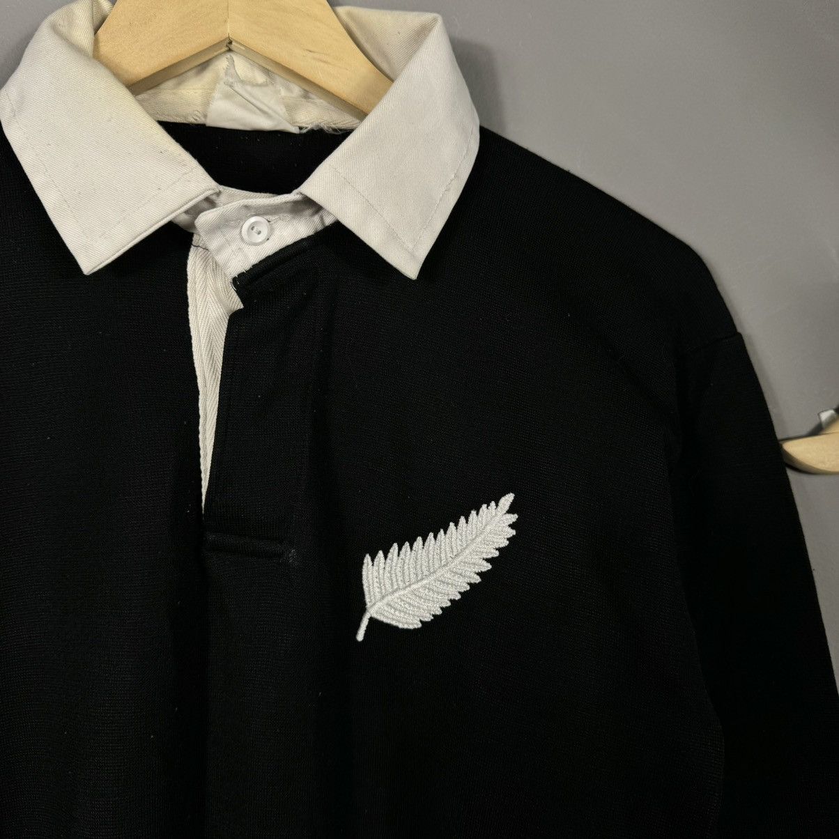 Canterbury of New Zealand Vintage 80s All Blacks Rugby Jersey Size US M / EU 48-50 / 2 - 7 Thumbnail