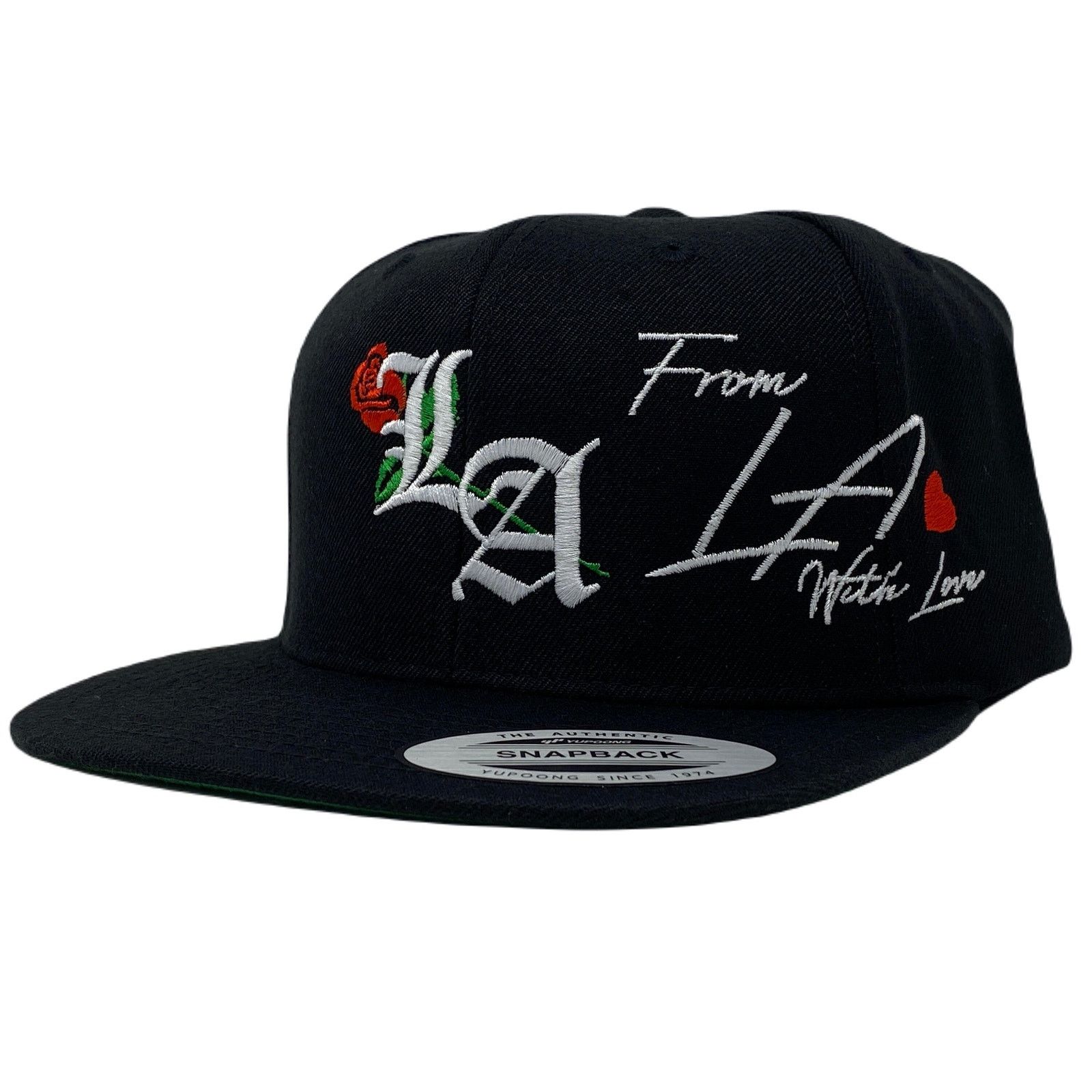Other Los Angeles Old English Rose With Love Snapback Hat Size ONE SIZE - 3 Thumbnail