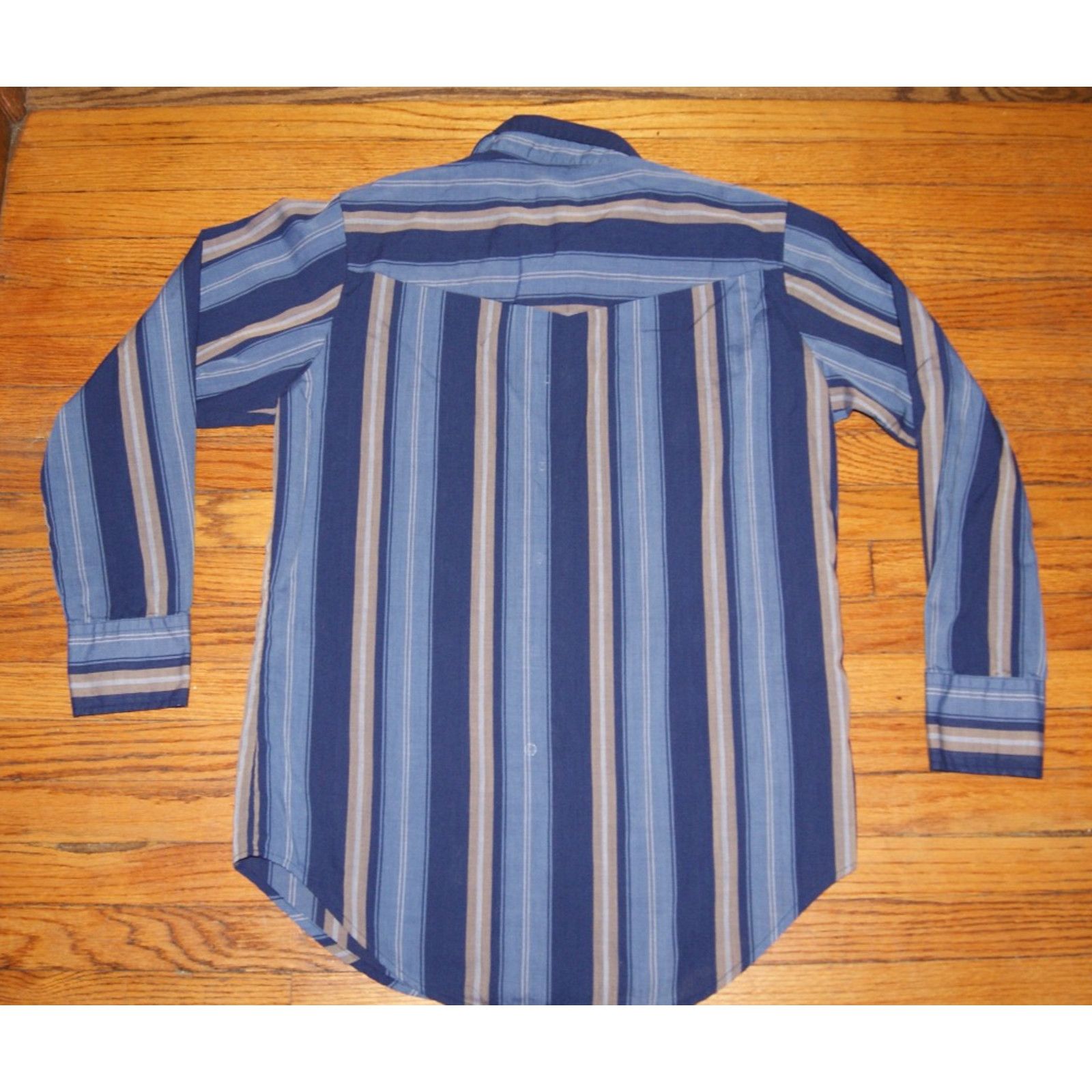 Vintage VTG Outlaw Western Wear Pearl Snap Shirt Men M Stripe Cowboy Size US M / EU 48-50 / 2 - 5 Thumbnail
