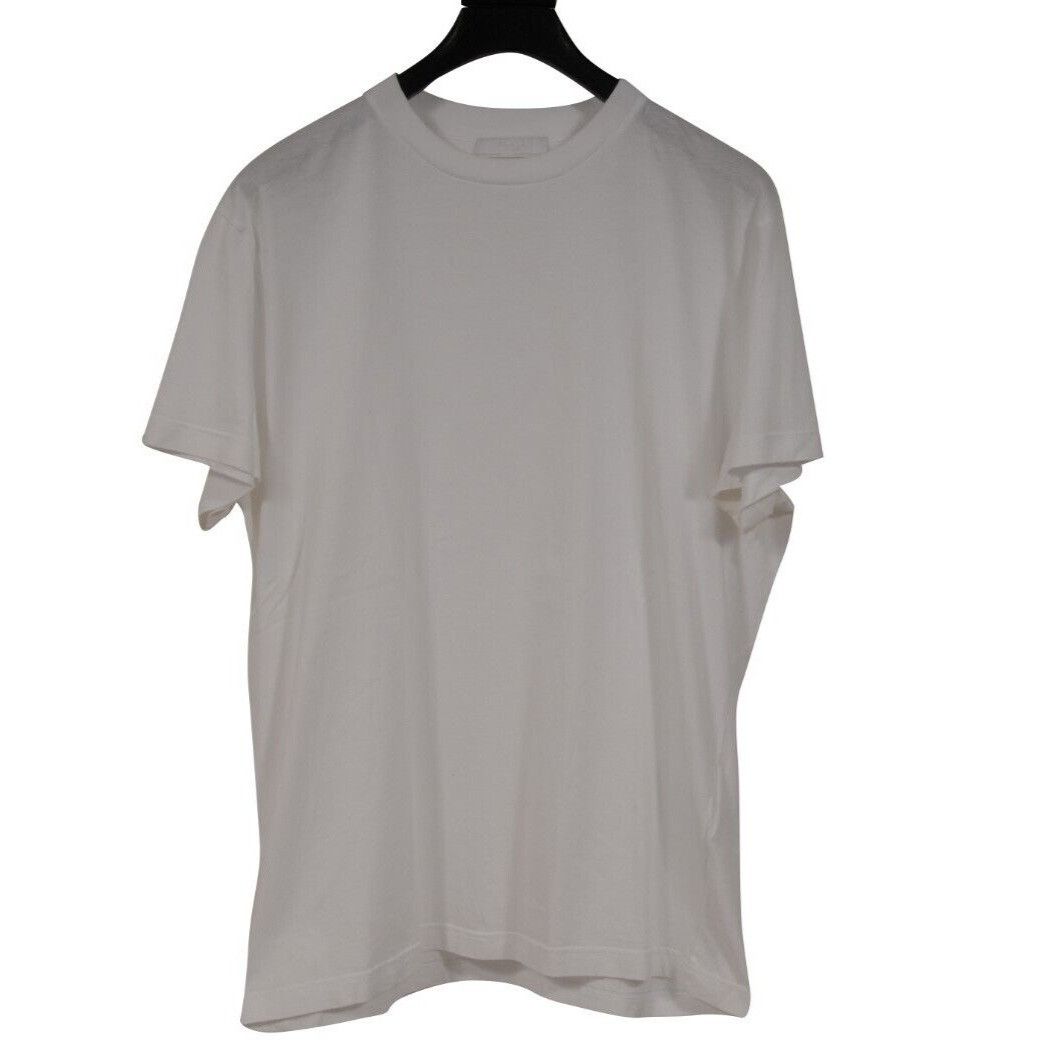 Prada Crewneck T Shirt White Short Sleeve Size US L / EU 52-54 / 3 - 1 Thumbnail