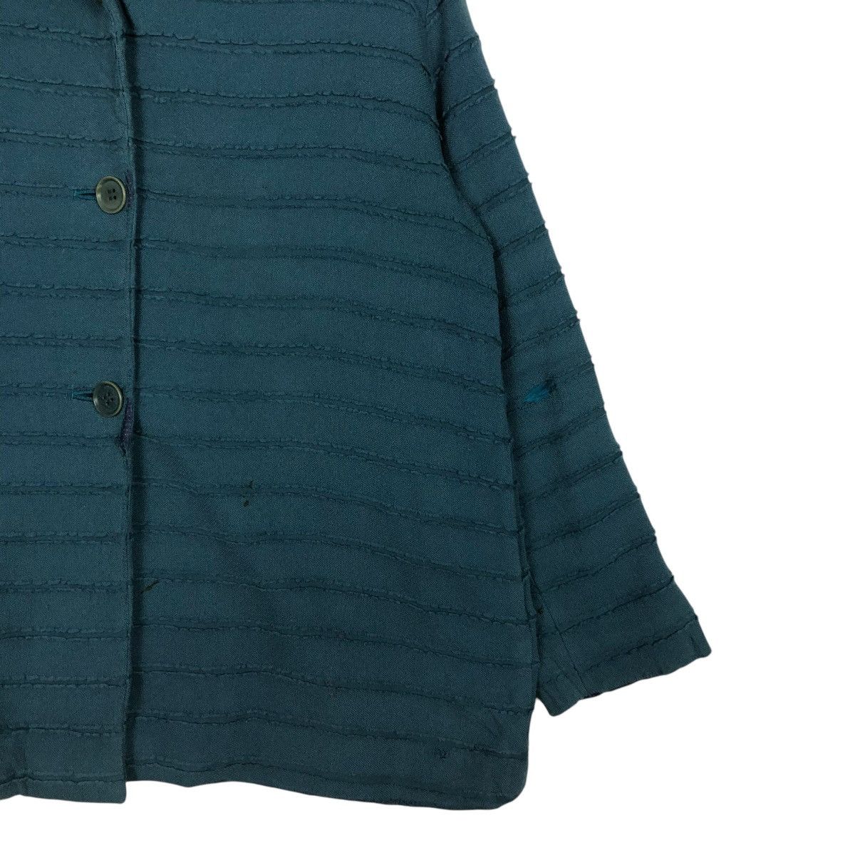 Romeo Gigli 🔥VINTAGE PLEATED JACKET BUTTON ROMEO GIGLI DOUBLE COLLAR Size US M / EU 48-50 / 2 - 6 Thumbnail