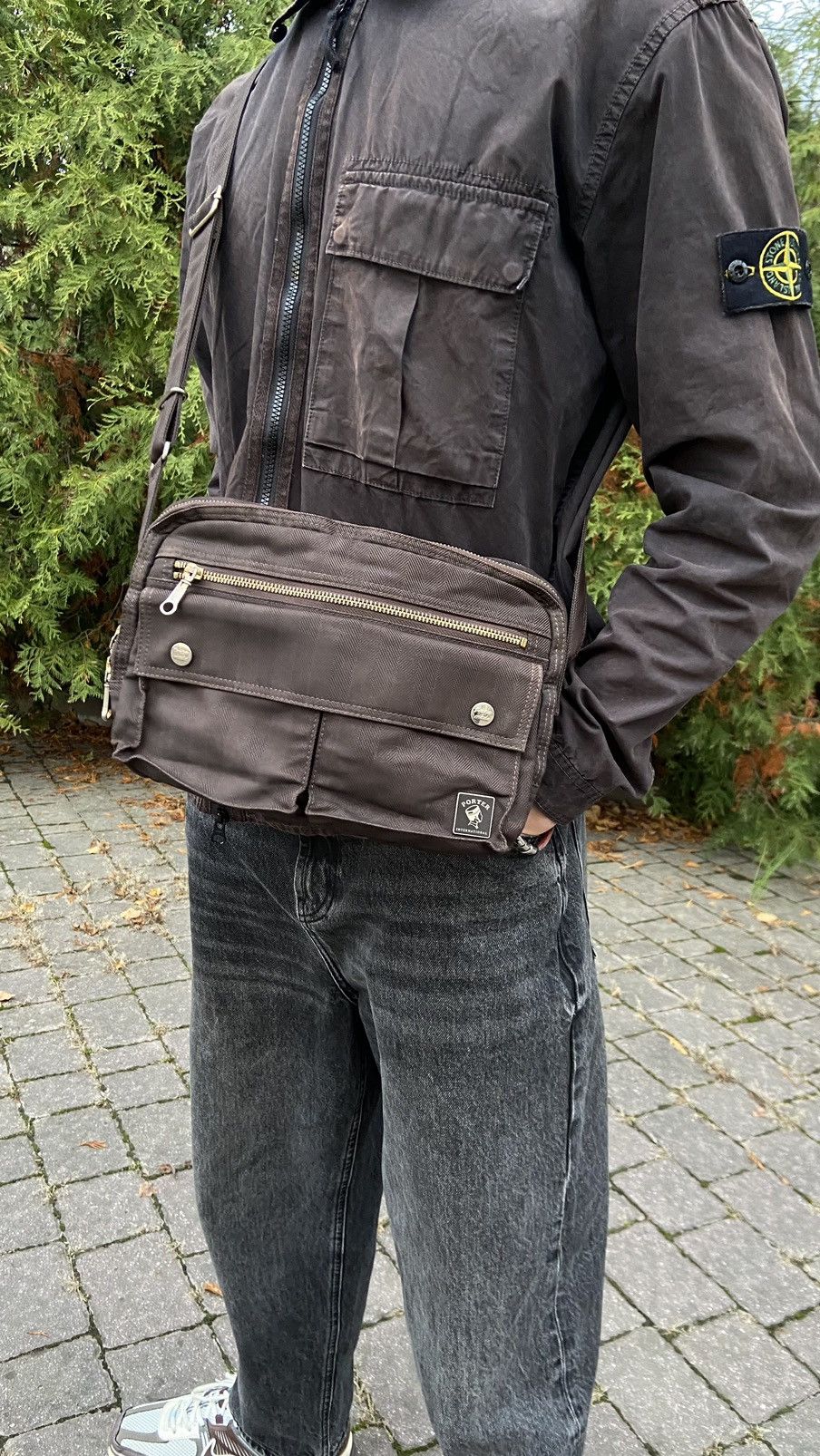 Porter 🟤🇯🇵Rare Brown Porter Shoulder bag Sling bag🟤 Size ONE SIZE - 3 Thumbnail