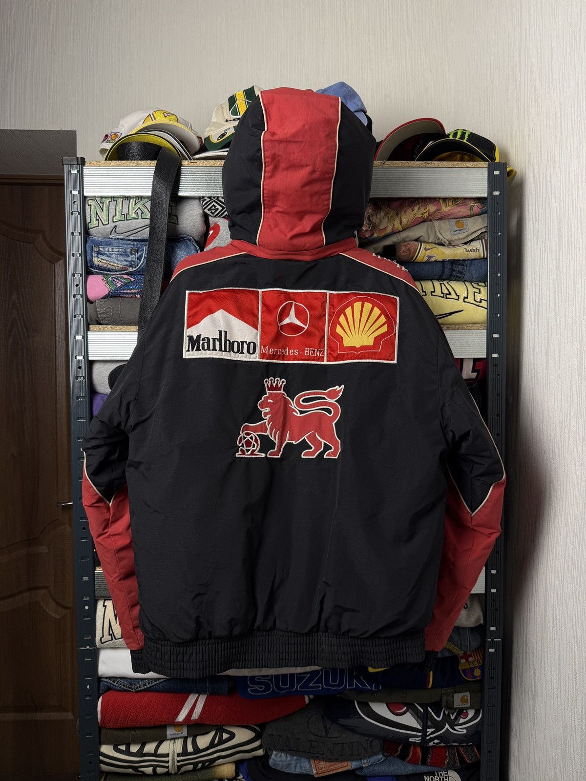 Marlboro Crazy Mercedes Marlboro Red Bull Racing Vintage Jacket Size US M / EU 48-50 / 2 - 1 Thumbnail