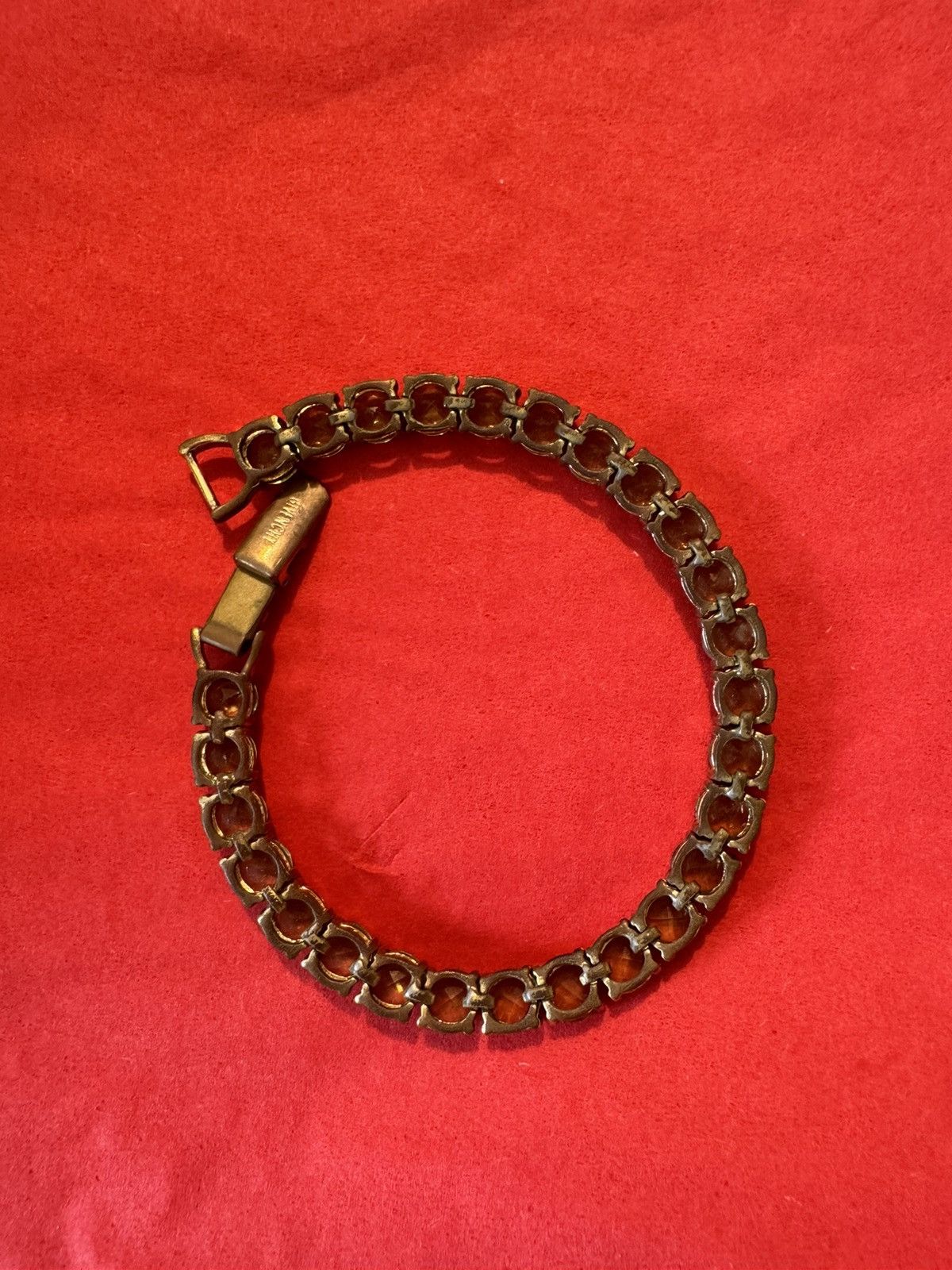 Givenchy Ginvechy Gold Plated Peridot Tennis Bracelet Size ONE SIZE - 5 Thumbnail
