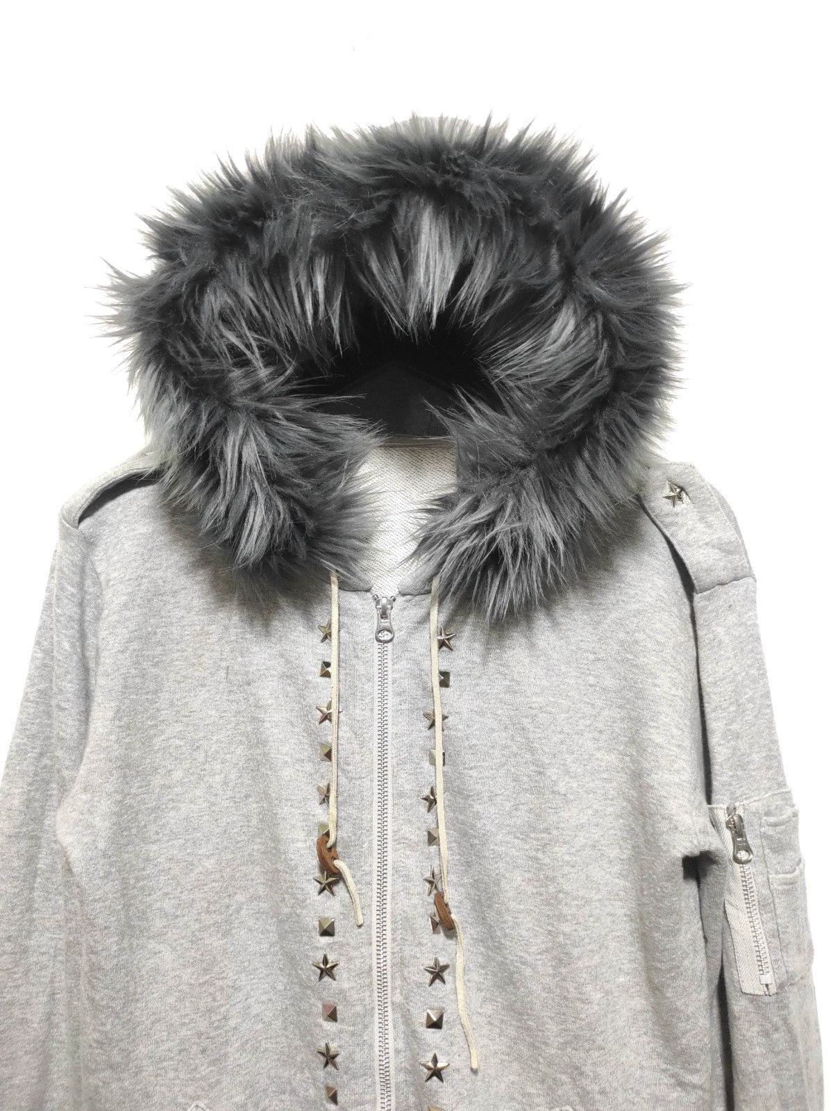 KEITAMARUYAMA Keitamaruyama Studied double zip fur hoodie LGB style Size US S / EU 44-46 / 1 - 13 Thumbnail
