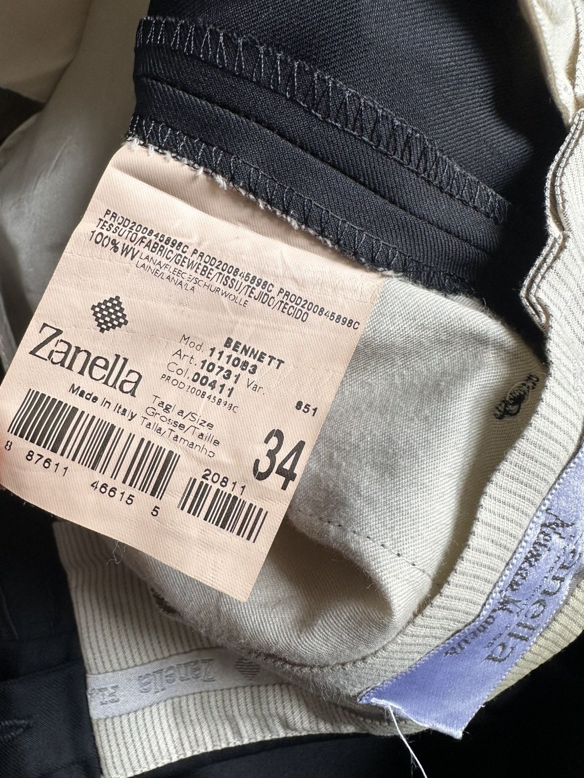 Loro Piana Zanella Bennett Platinum x Loro Piana Fabric Size US 34 / EU 50 - 10 Thumbnail