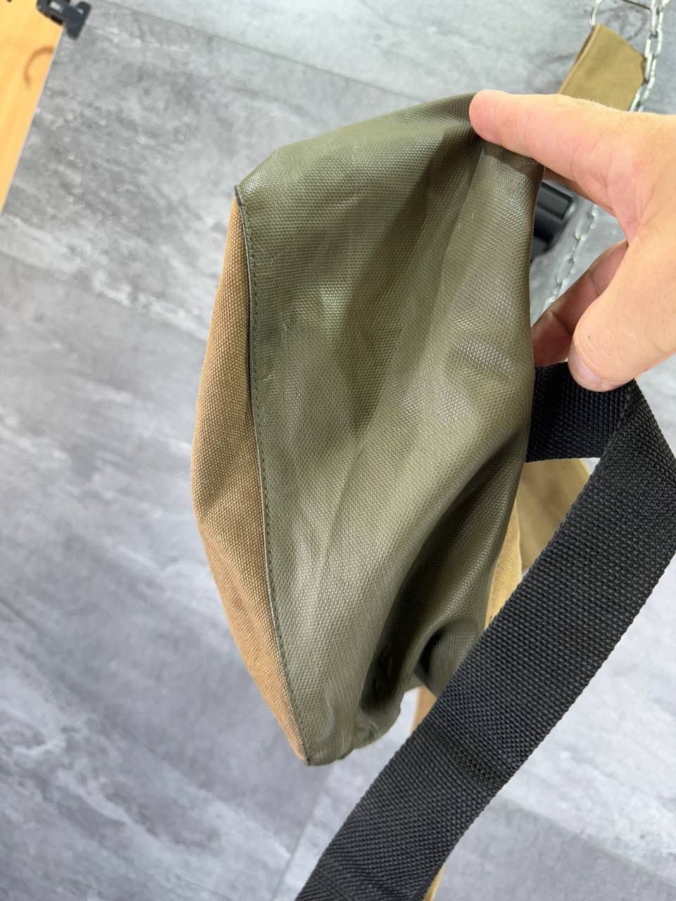 Calvin Klein Canvas Shoulder Backpack Calvin Klein Vintage Rare Y2K Drill Size ONE SIZE - 17 Thumbnail
