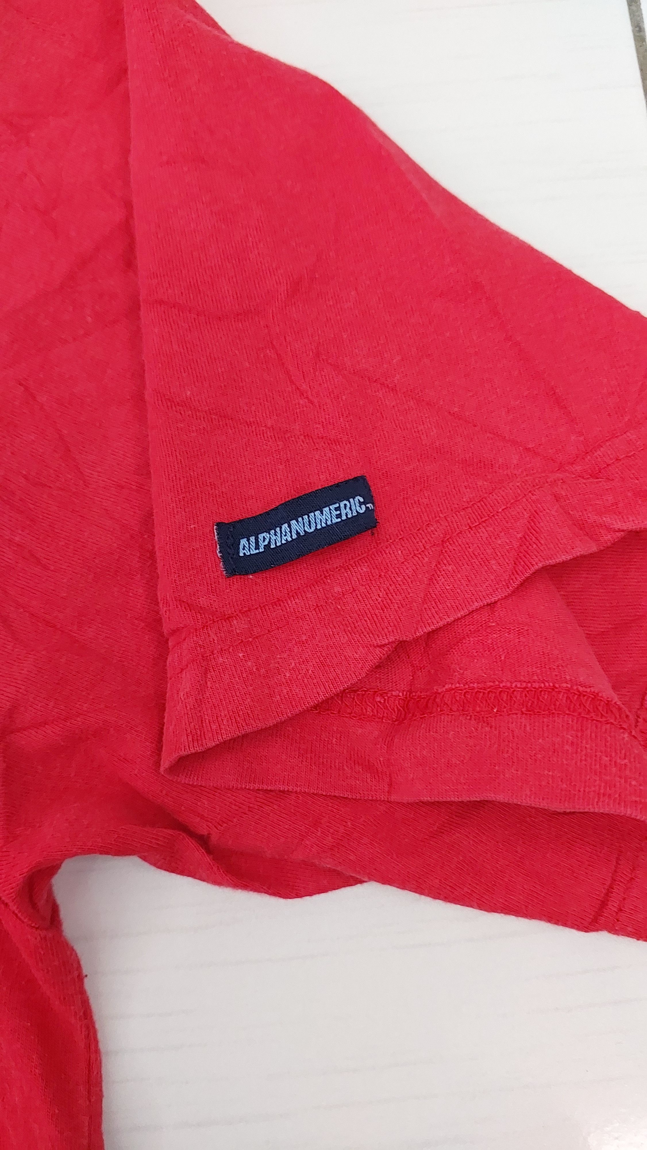 Alphanumeric × Vintage ALPHANUMERIC SKATEBOARD SKATE LOGO RED T-SHIRT Size US L / EU 52-54 / 3 - 5 Thumbnail