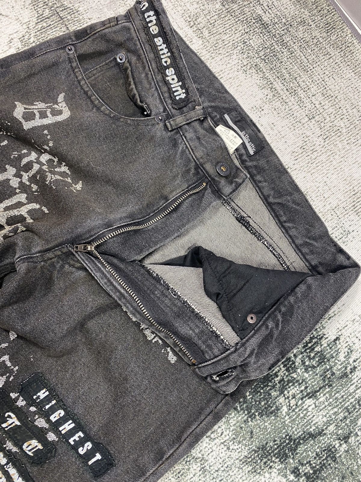 Seditionaries RARE🔥Distressed Japanese Brand In The Attic Size US 29 - 7 Thumbnail