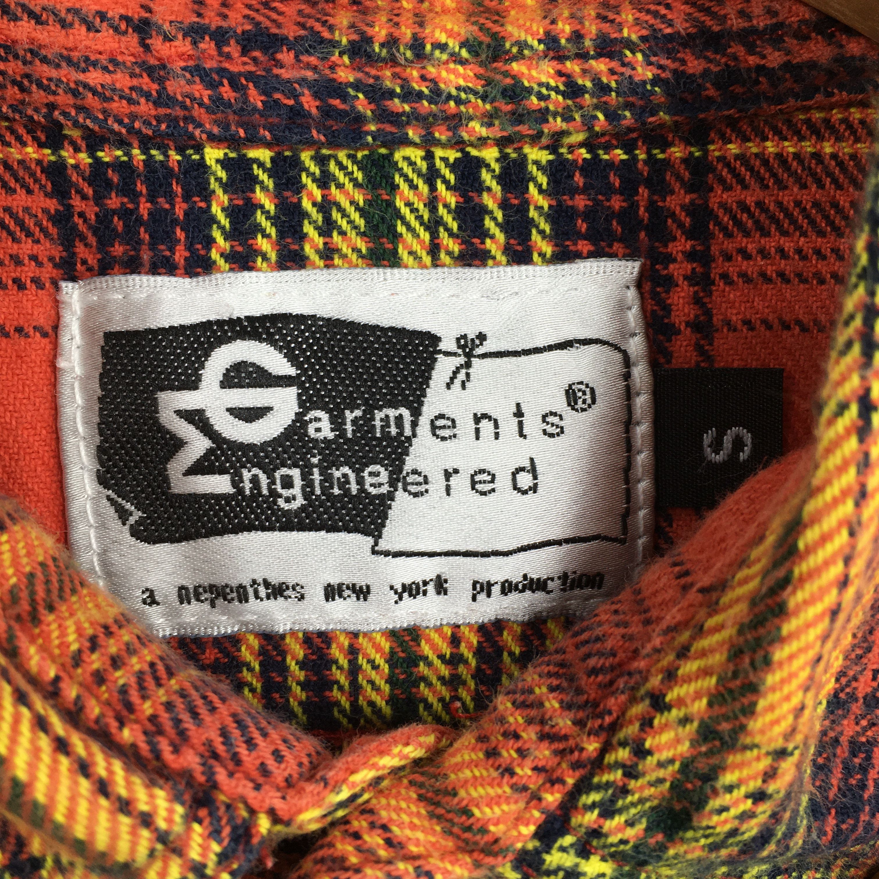 Engineered Garments Engineered Garments Japan Plaid Shadow Flannel Shirt Small Size US S / EU 44-46 / 1 - 4 Thumbnail