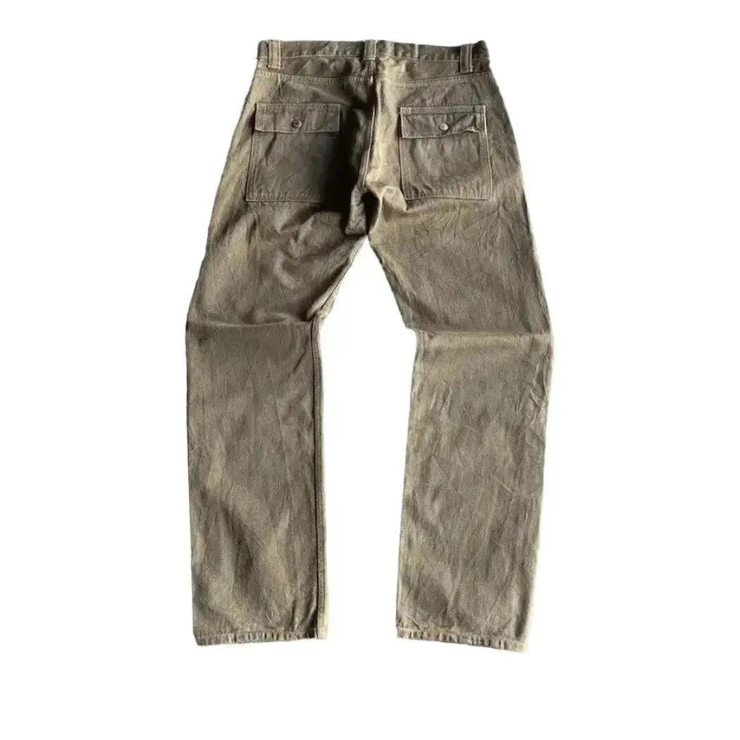 If Six Was Nine SUPER SICKS🔥REDLINE JAPANESE VTG SELVEDGE RUSTY DIRTY JEANS Size US 32 / EU 48 - 2 Thumbnail