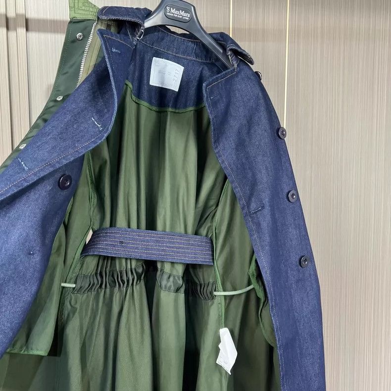 Sacai Sacai Denim Windbreaker Coat with Hood-2506 Size US M / EU 48-50 / 2 - 5 Thumbnail