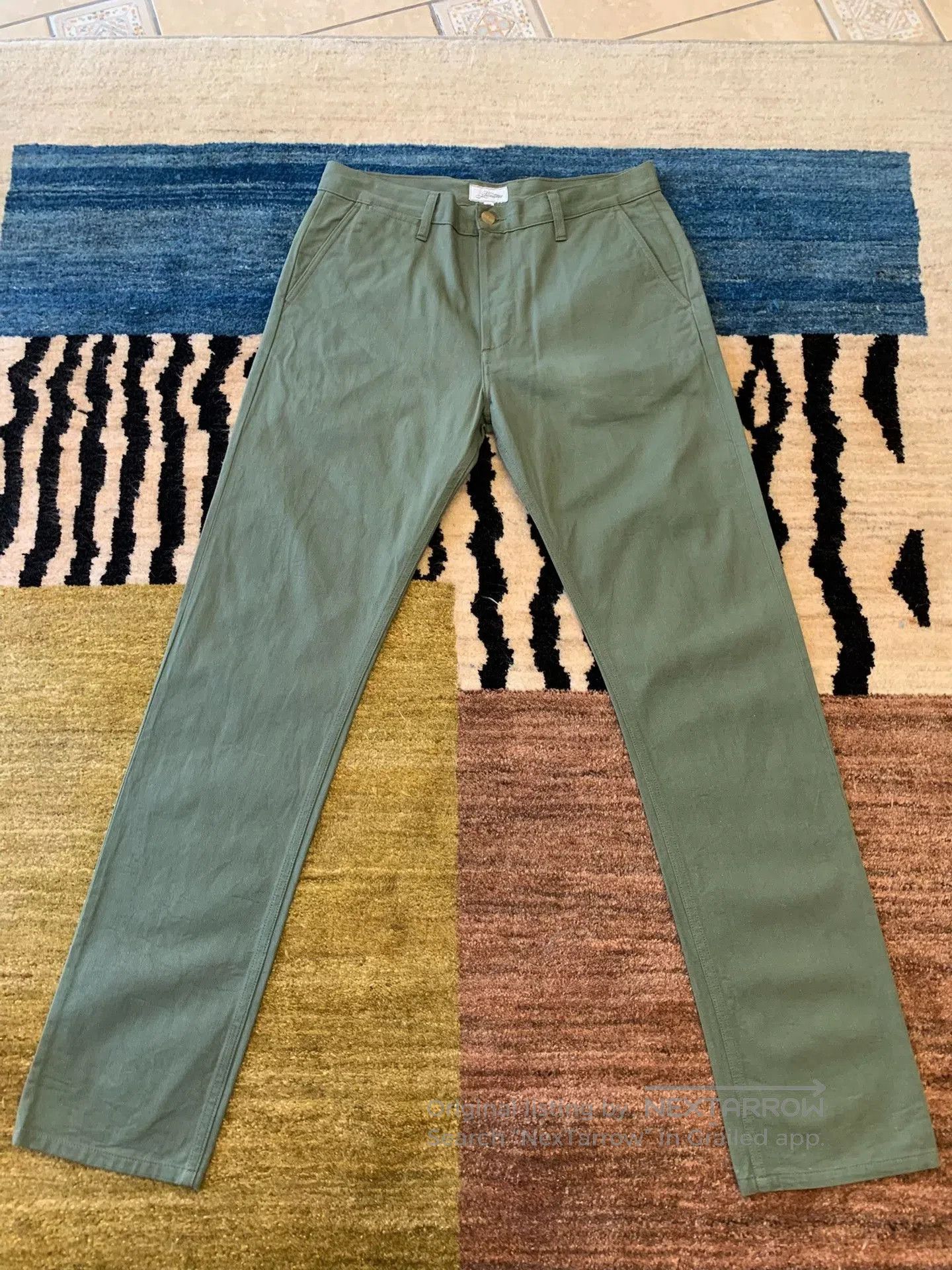 3sixteen 3sixteen 316 Green Officer Pants. Size US 33 - 1 Thumbnail