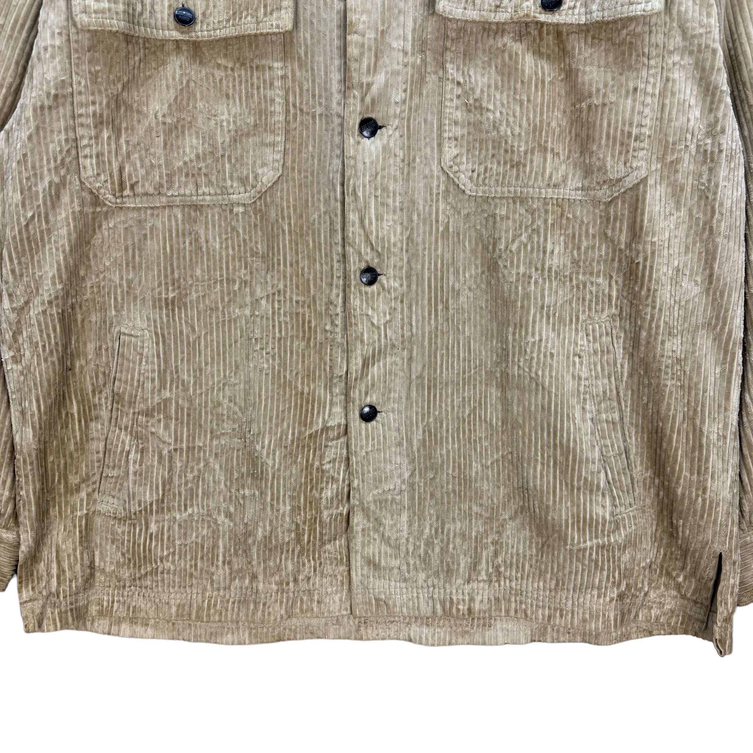 Vintage GODBODY 2 Pocket Work Corduroy Button Jacket #A15-0377 Size US XL / EU 56 / 4 - 5 Thumbnail