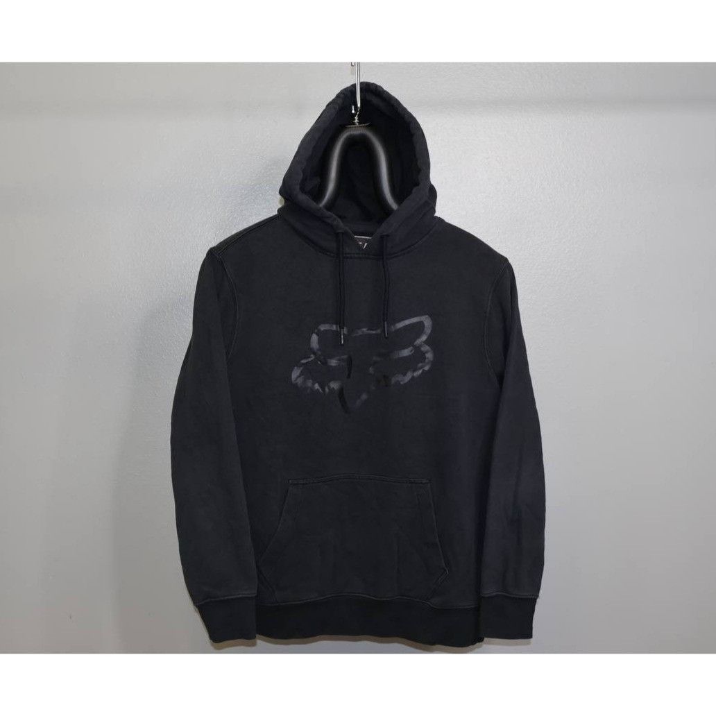 Vintage Fox Racing Hoodie Pullover Sweatshirt Black Medium Motocross Size US M / EU 48-50 / 2 - 1 Thumbnail
