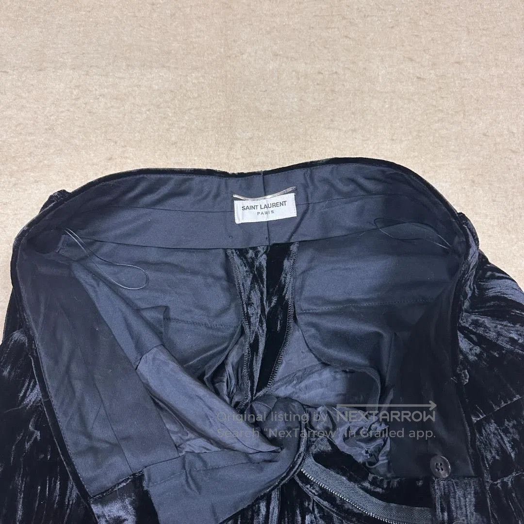 Saint Laurent Paris Saint Laurent Runway Velvet Trousers. Size US 31 - 5 Thumbnail