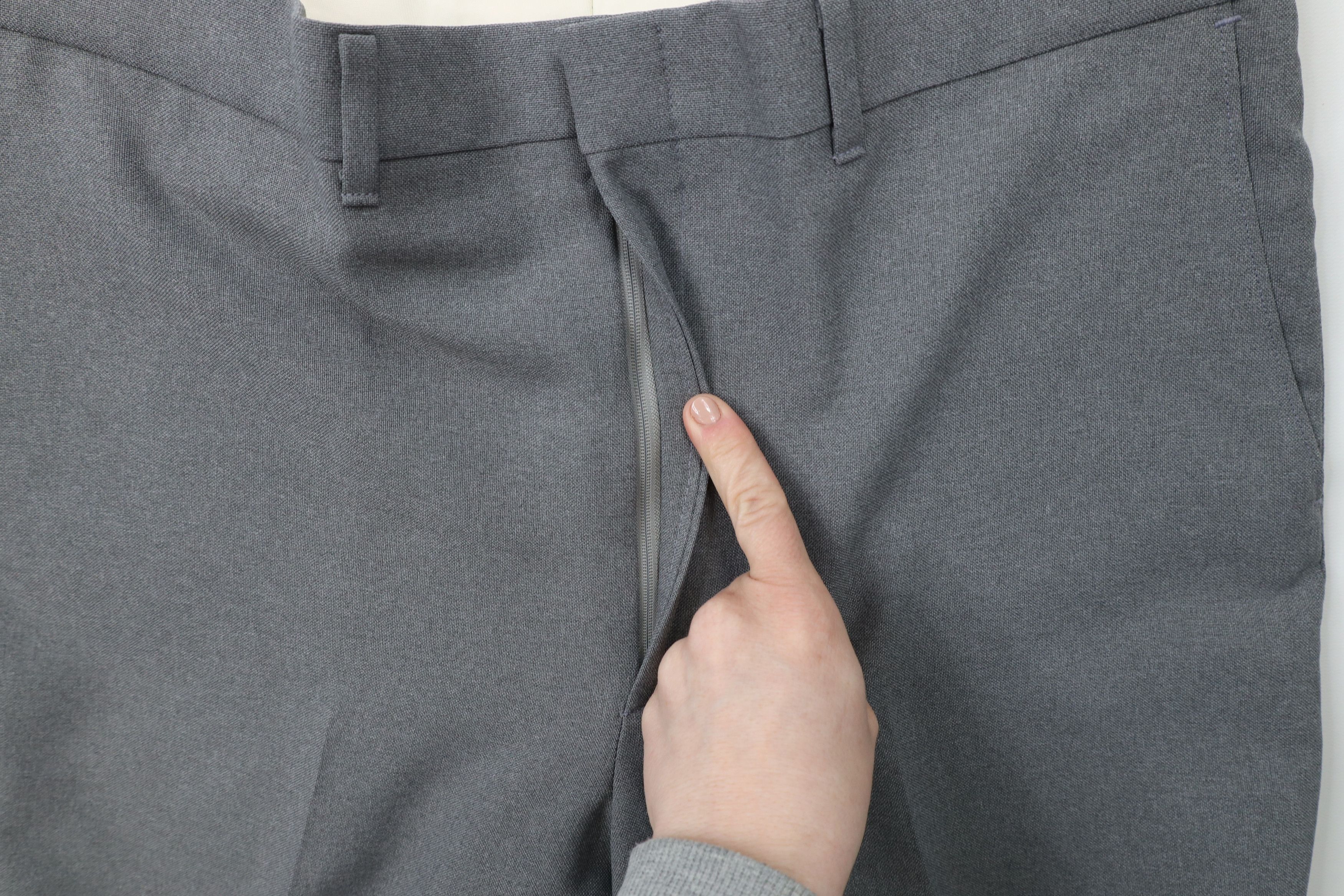 Vintage Vintage 70s Streetwear Flared Wide Leg Chino Pants Gray USA Size US 34 / EU 50 - 6 Thumbnail