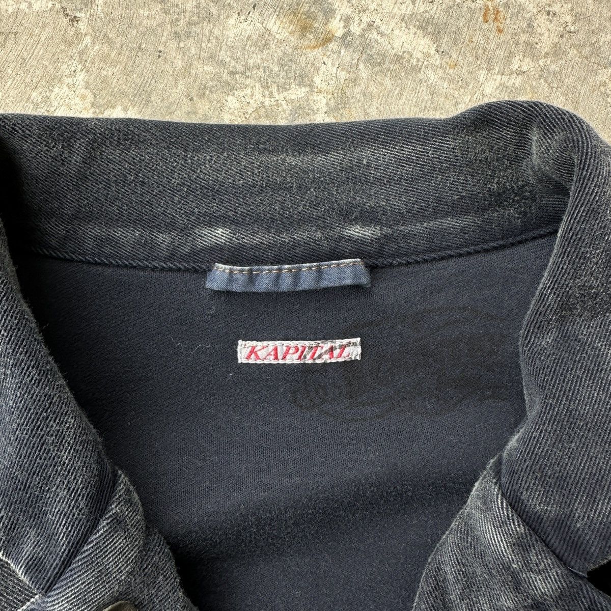 Kapital Napoleon Navy Blazer Cardigan French chore coat sweat jacket Size US L / EU 52-54 / 3 - 10 Thumbnail