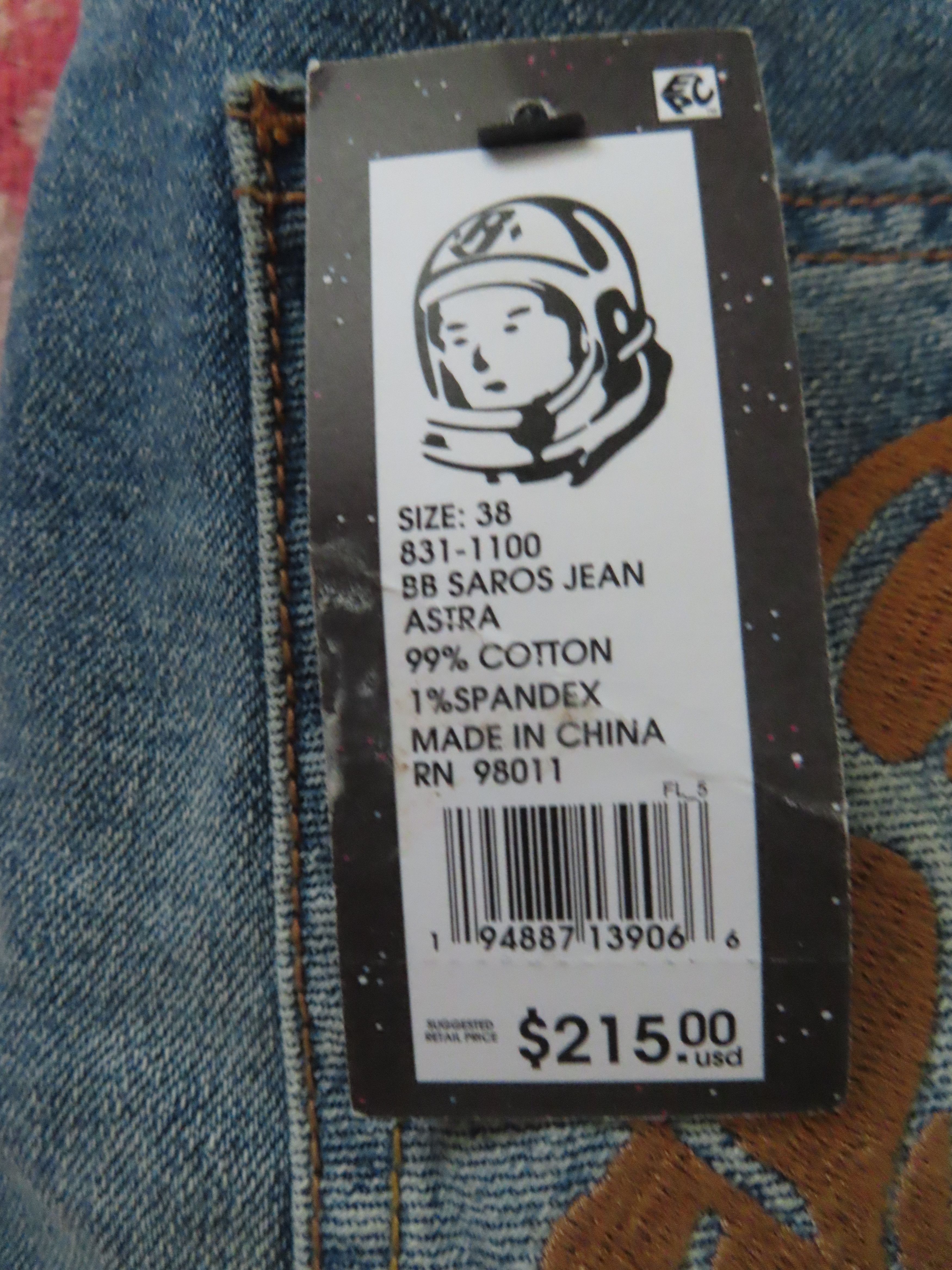 Billionaire Boys Club Billionaire Boys Club BBC Slim Saros Astra Jeans Size US 38 / EU 54 - 8 Thumbnail
