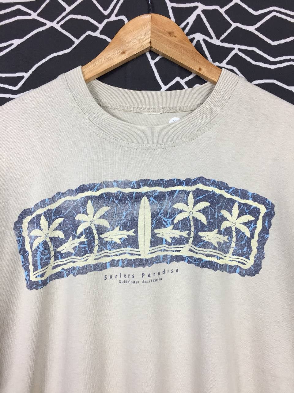 Vintage Vtg Surfers Paradise Gold Coast Australia Tee Size US L / EU 52-54 / 3 - 3 Thumbnail