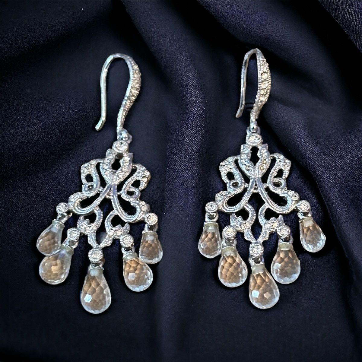 Other Napier crystal chandelier earrings Size ONE SIZE - 1 Thumbnail