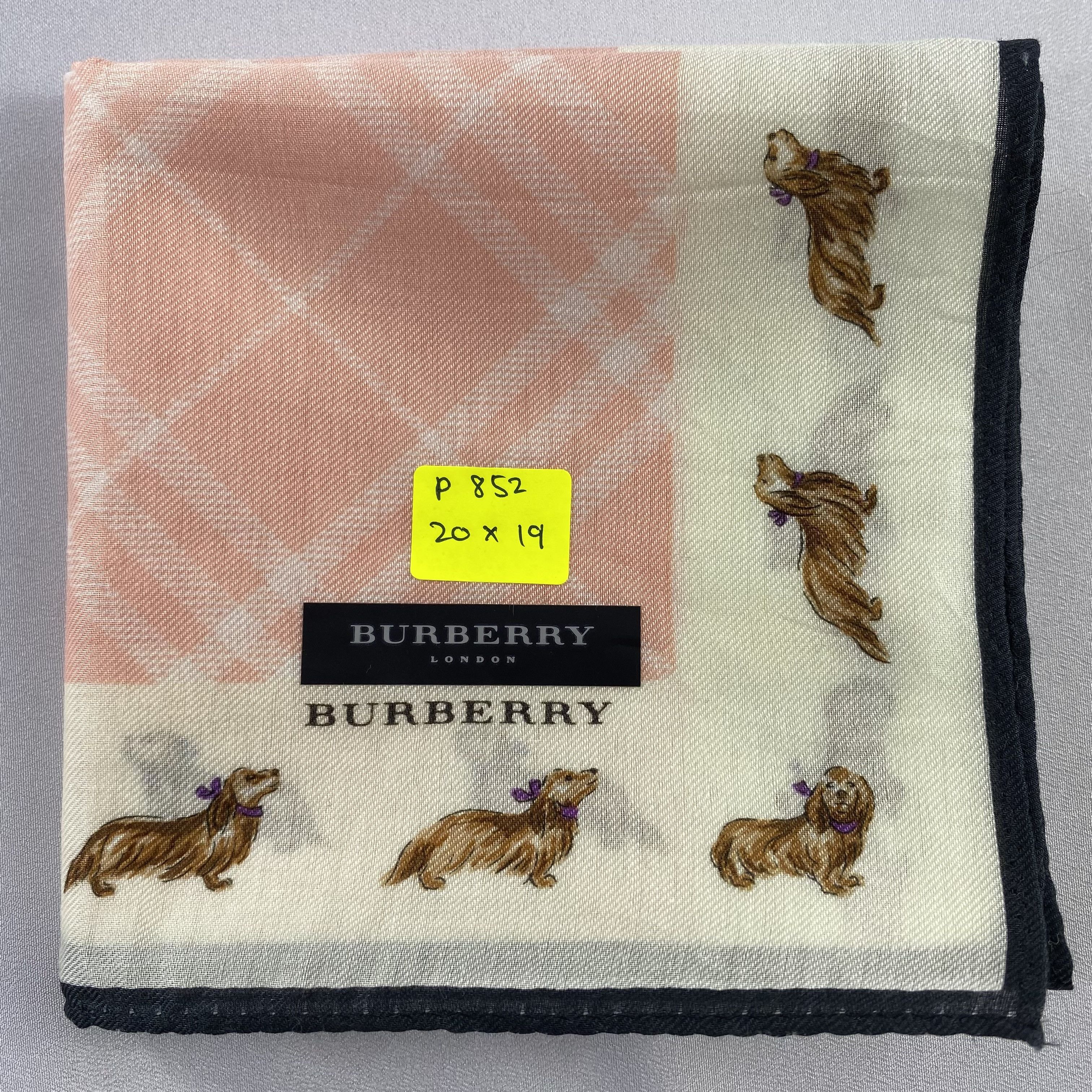 Burberry × Vintage NWT Burberry Handkerchief / Neckerchief / Bandana-P852 Size ONE SIZE - 5 Thumbnail