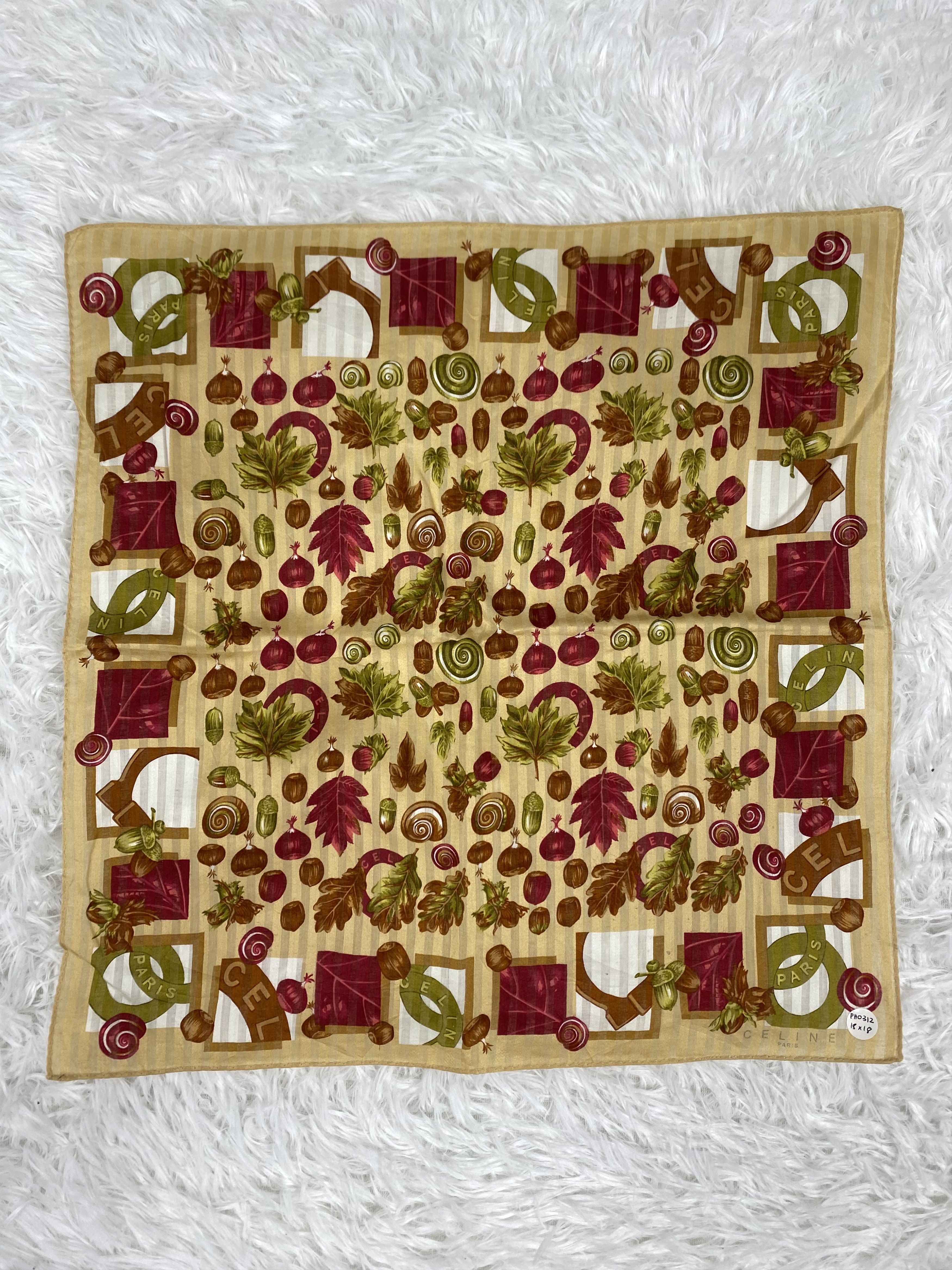 Celine Vintage Celine Handkerchief Neckerchief PH0312 Size ONE SIZE - 3 Thumbnail